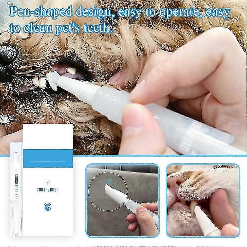 宠物狗猫牙齿护理牙刷笔刷清洁牙齿口腔清洁工具