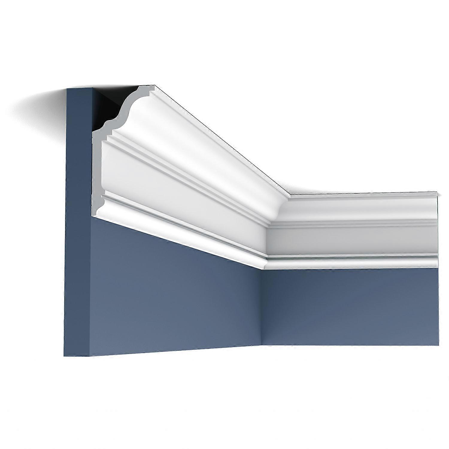 Orac Decor 1 x Cornice moulding CX192 LUXXUS white Duropolymer® pre-primed lightweight, dimensionally stable, shockproof