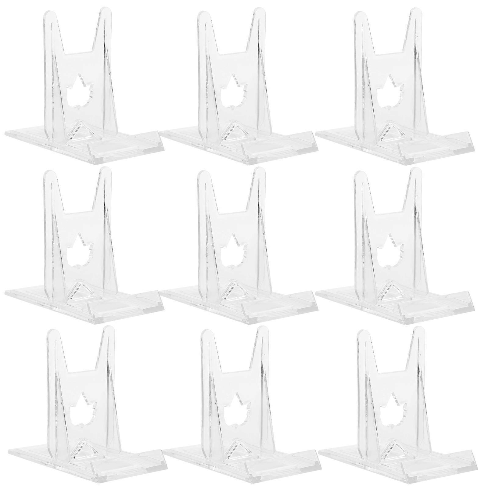 Clear Acrylic Display Stand for Plates and Phones 40Pcs Set