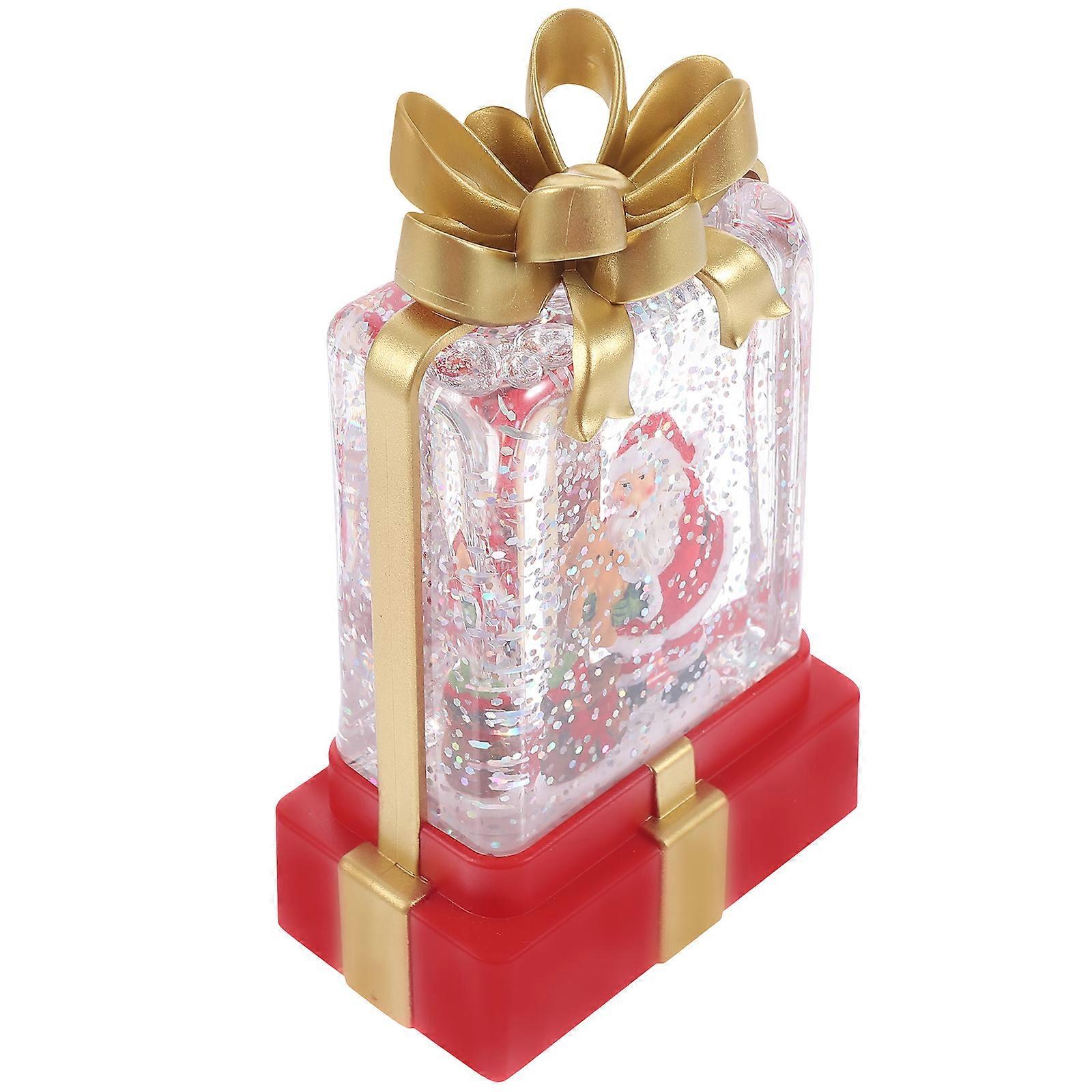 Christmas LED Lantern Light for Xmas Decoration 4Pcs Desktop Lanterns