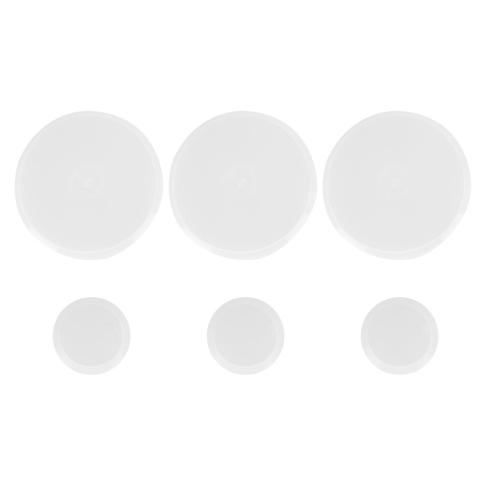 Drum Lid Cover 60Pcs Sealing Lids Plastic Lightweight Design For Oil Drum Storage 7.00X7.00X2.50cm Dimension