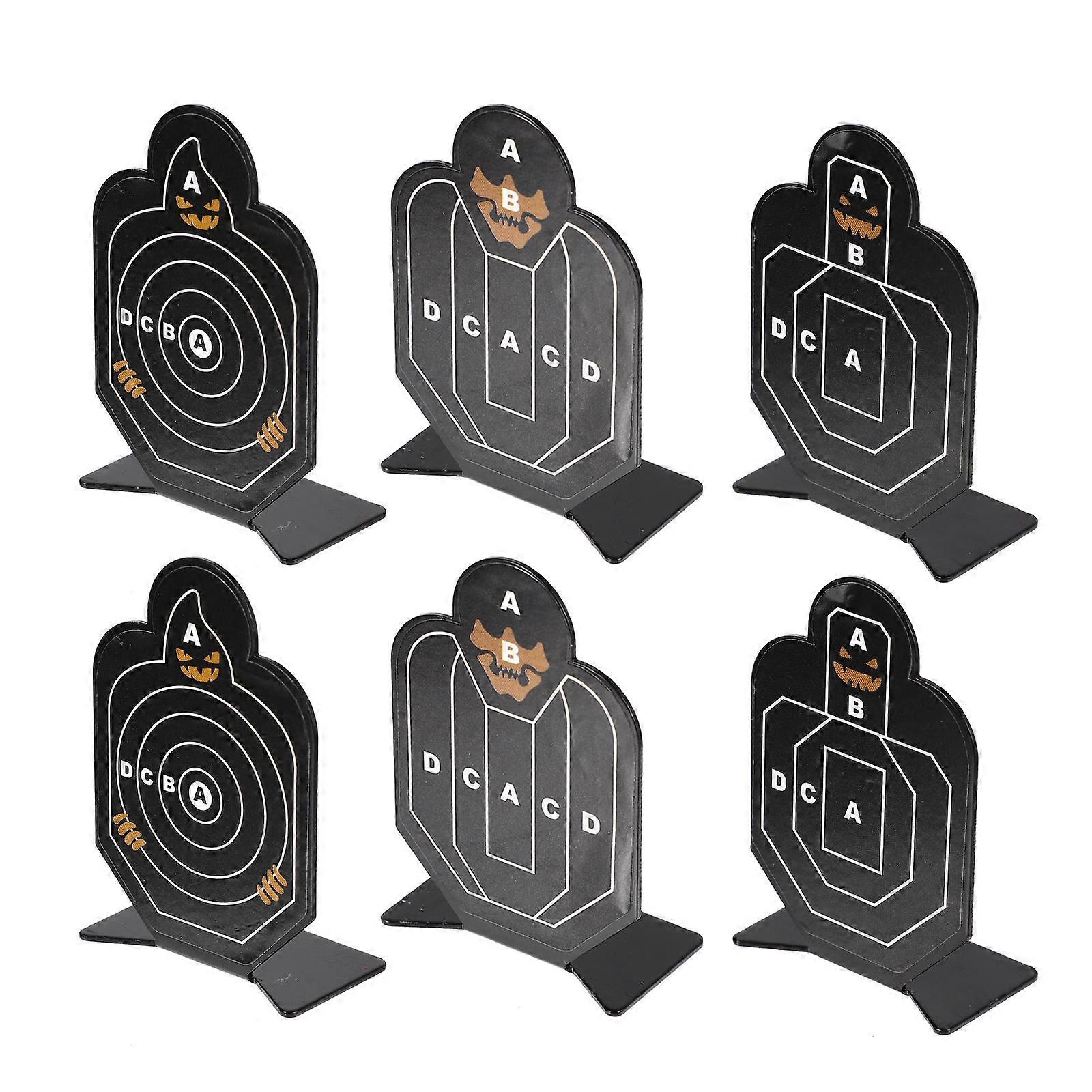 Shooting Training Target Metal Dartboard for Kids 6Pcs Durable Playthings
