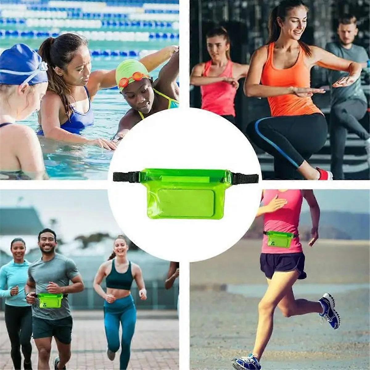 PVC Waterproof Swimming Bag Ski Drift Diving Shoulder Waist Pack E