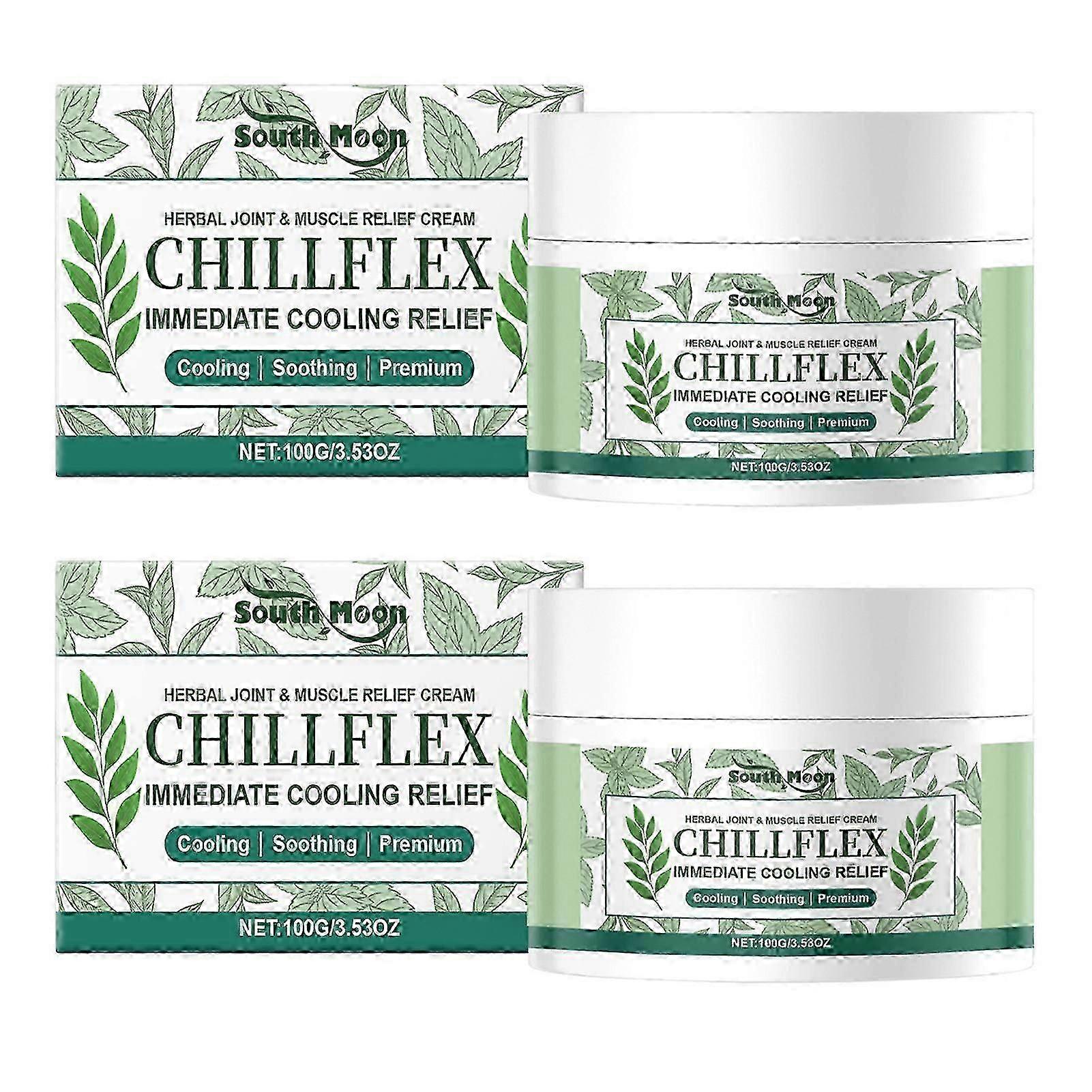 1-3pcs Menthol Joint & Muscle Relief Massage Cream Chillflex Herbal Soothing Cream for Joints and Muscles Discomforts