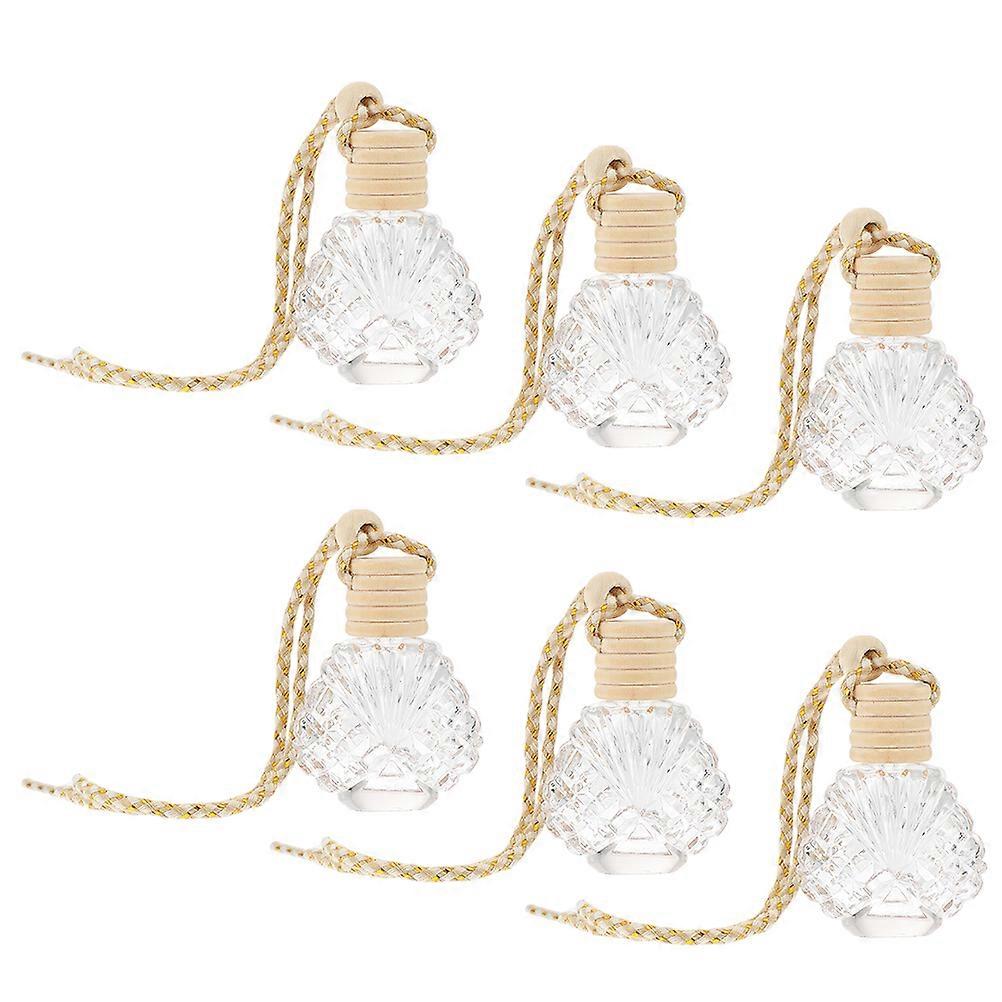 Car Perfume Diffuser Hanging Perfume Bottle 6Pcs Set