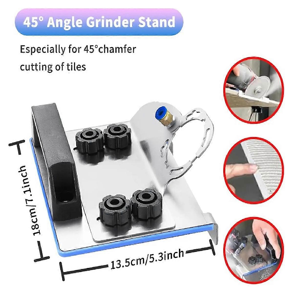 Universal 100Type Angle Grinder Stand for Tile 45°Chamfer Cutting,Special Cutting Bracket.Chamfer Fi