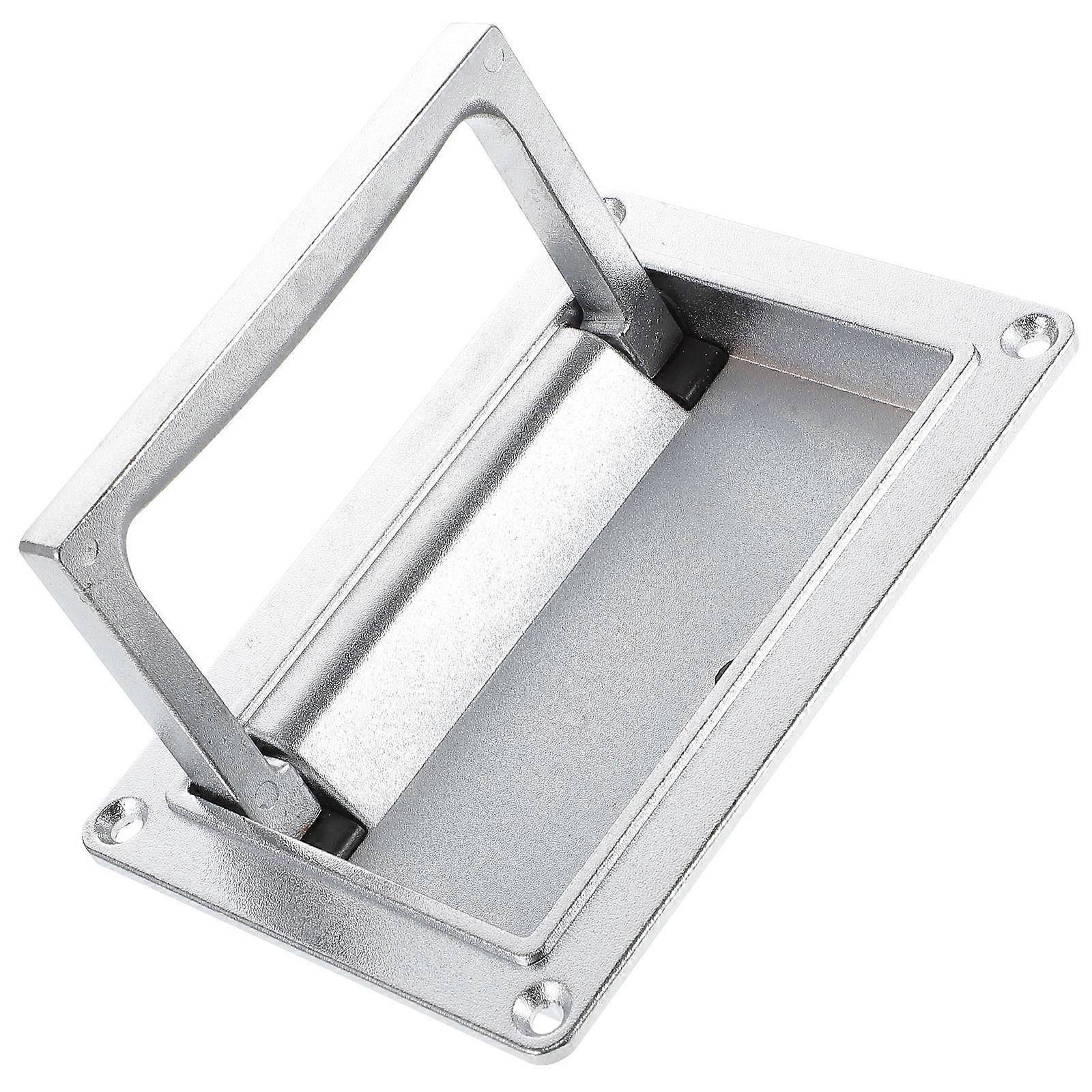 Silver Zinc Alloy Recessed Pull Handle for Door