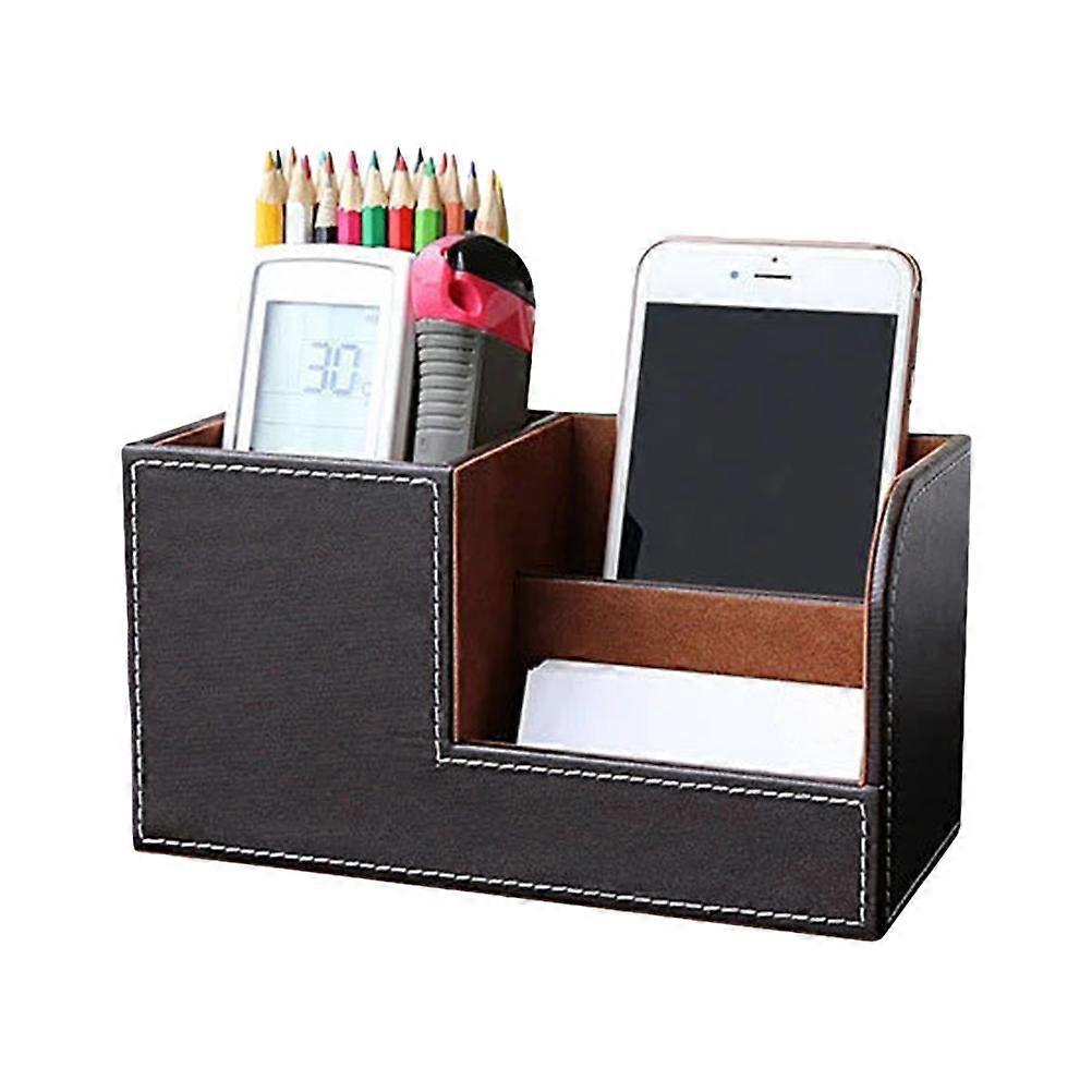 Storage Box Pen Multifunctional Desktop Holder for Office 3Pcs