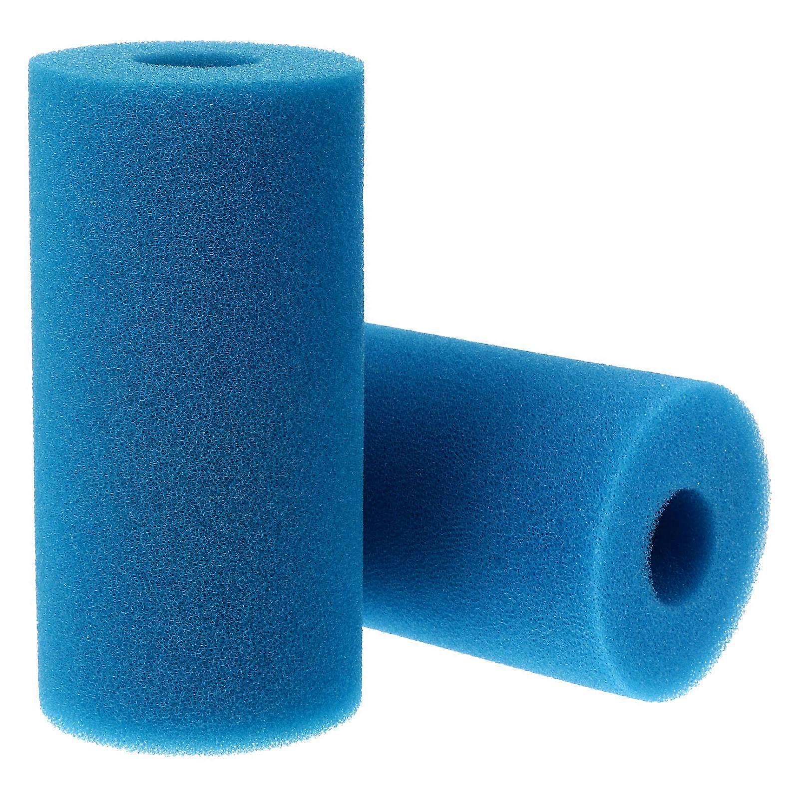 Swimming Pool Filter Sponge Cylindrical Filter for Reusable 2Pcs Cartridge
