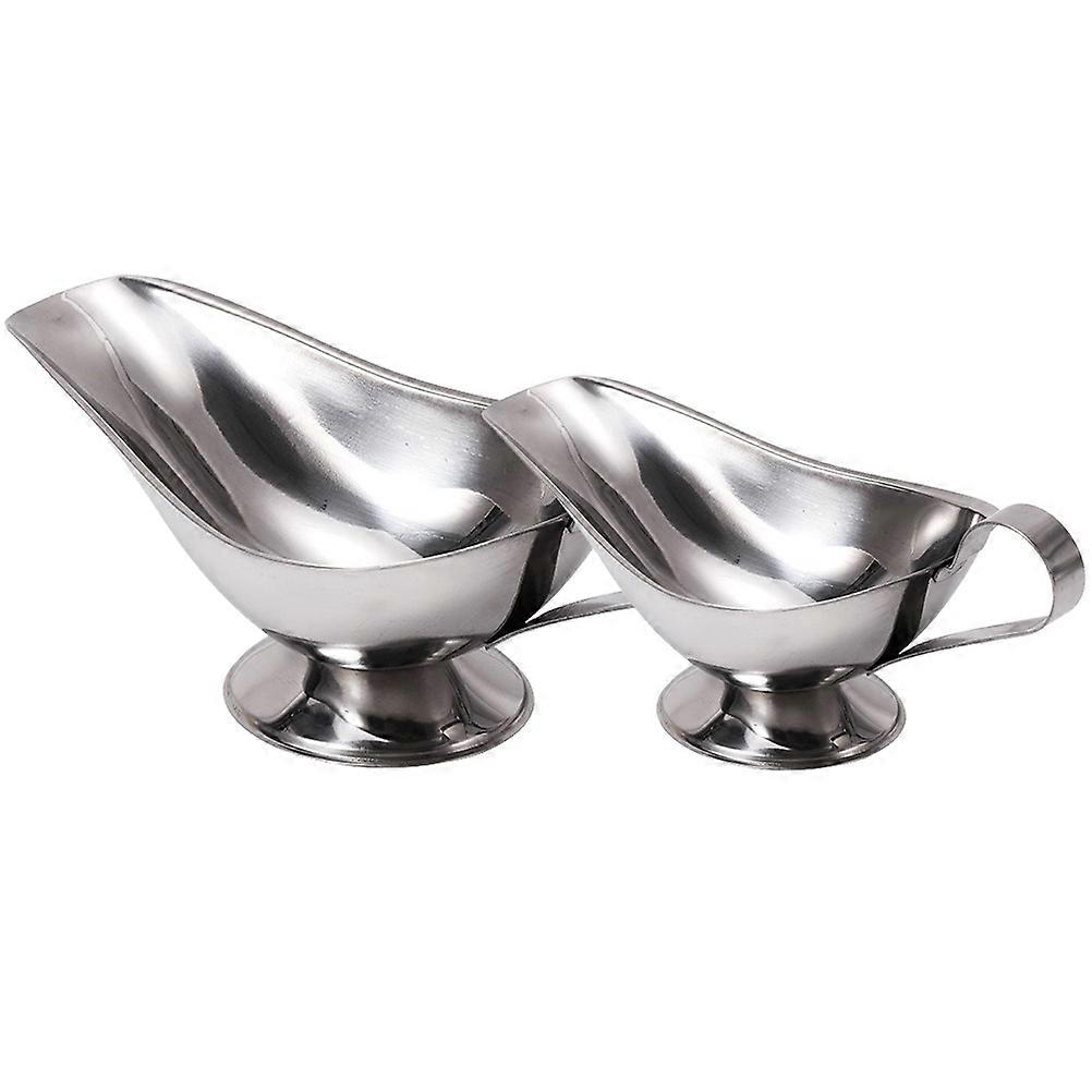 Metal Gravy Boat Sauce Container for Home 8Pcs Set