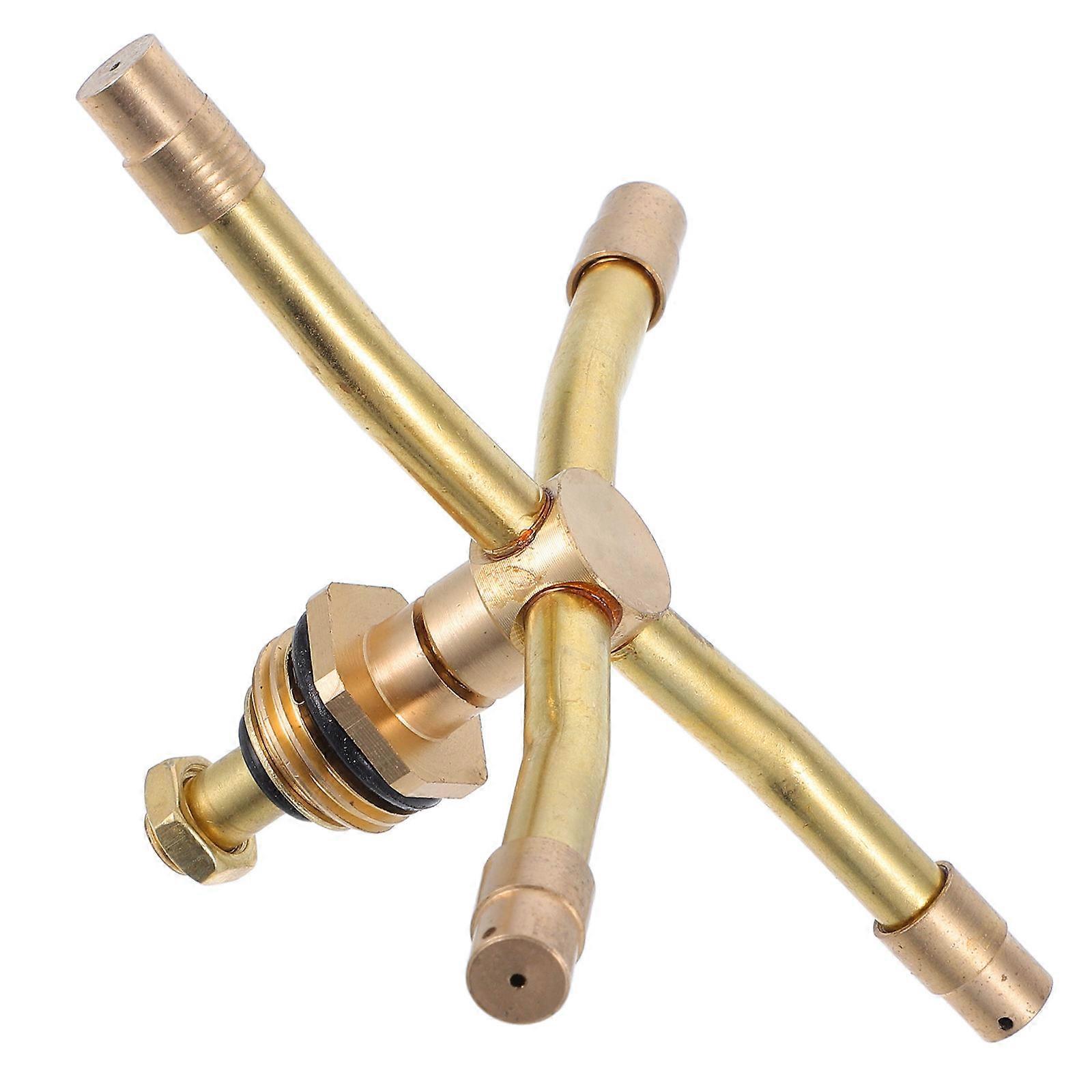 Brass Rotating Lawn Sprinkler for Garden Irrigation 5Pcs Pack