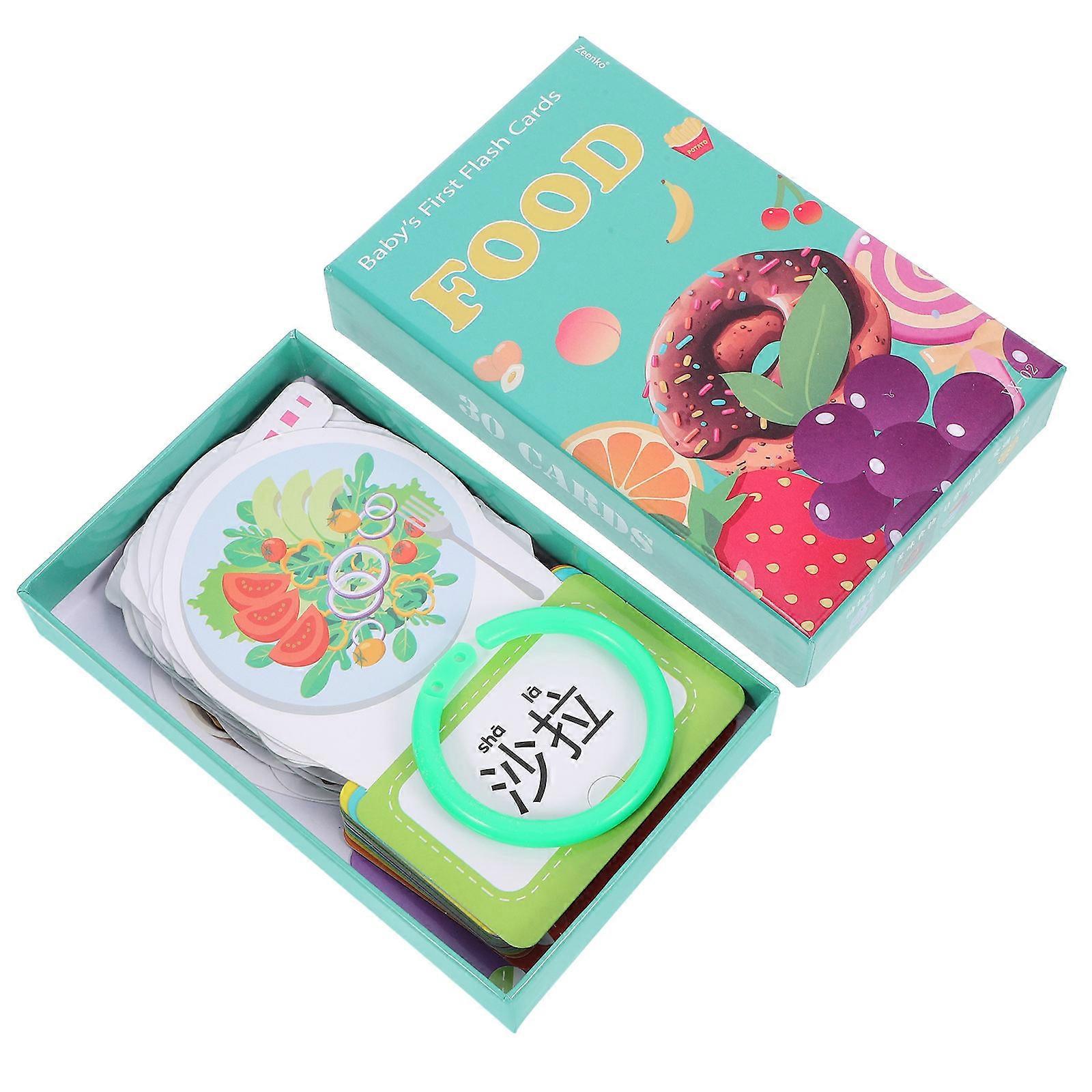 Toddler Flash Cards 90 Pcs Cognition Cards Classroom Use Portable Fun Learning Tool
