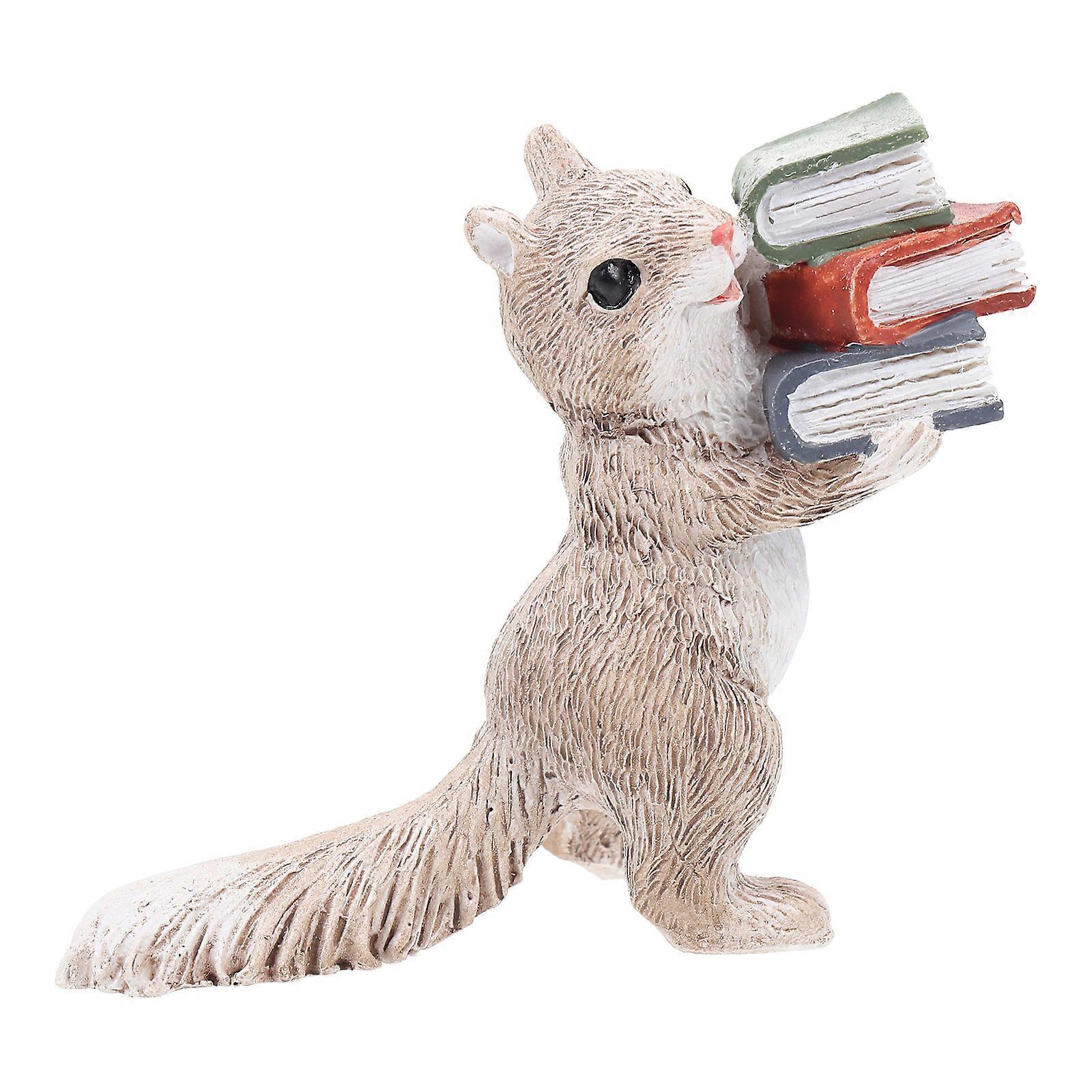 Unique Squirrel Shape Housewarming Gift Decorative Garden Ornament 1Set