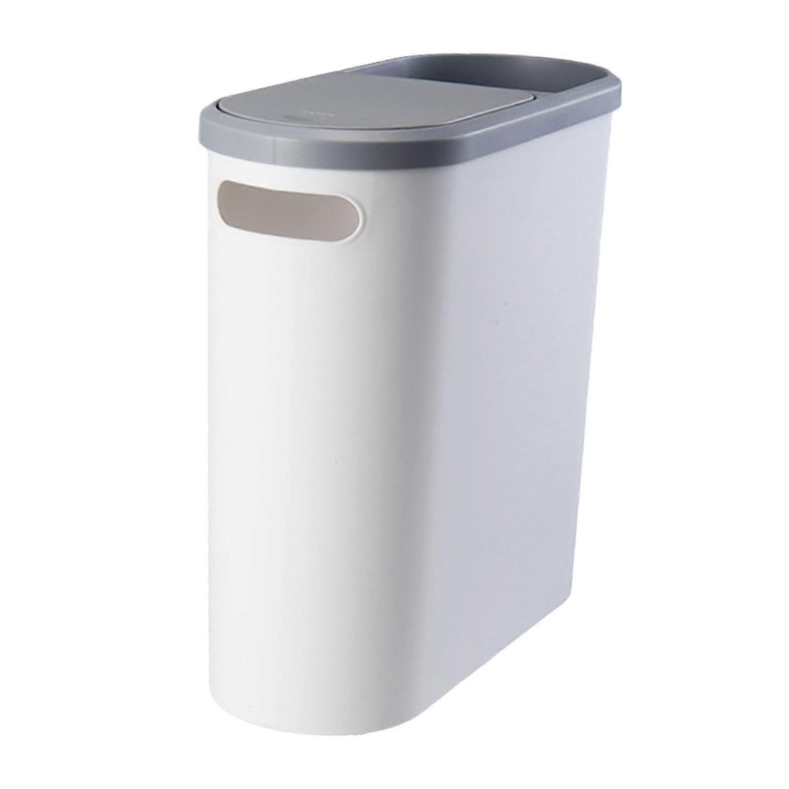 Bathroom Trash Bin Space Saving Kitchen Trash Bin for Bathroom Toilet Office