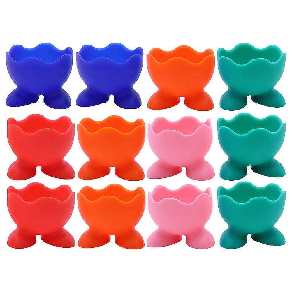 Kitchen Gadget Silicone Egg Cups for Boiled Egg Cooking 36Pcs