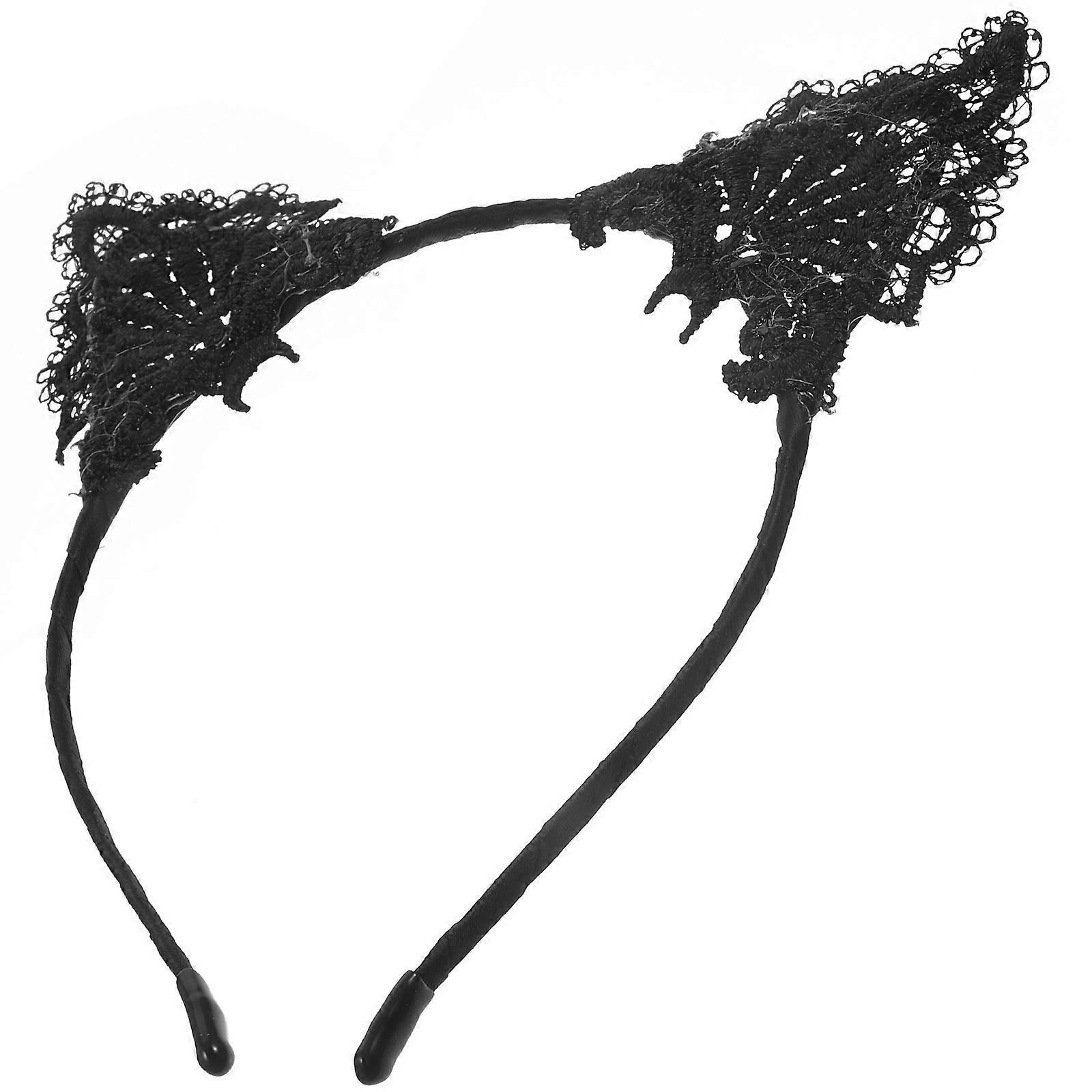 Hair for Girls Cat Ear Lace Headband for Hair Dressing Use