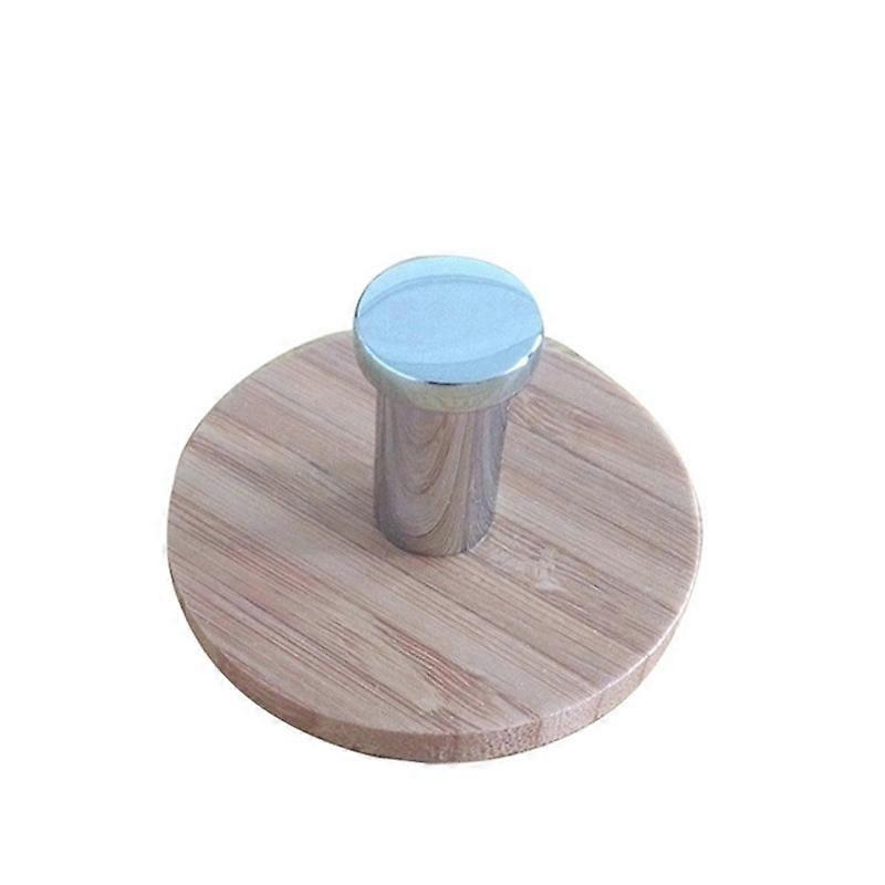Adhesive Hooks Wall Hook for Hanging Things 4 Bamboo Wood Hooks