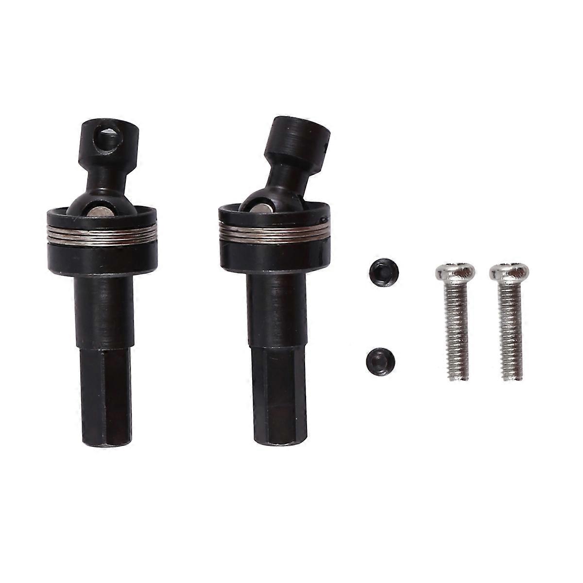 2Pcs Metal Front Axle Universal CVD Drive Shaft 5Mm Hex for C14 C24 B14 B24 B36 MN D90 MN99S RC Car