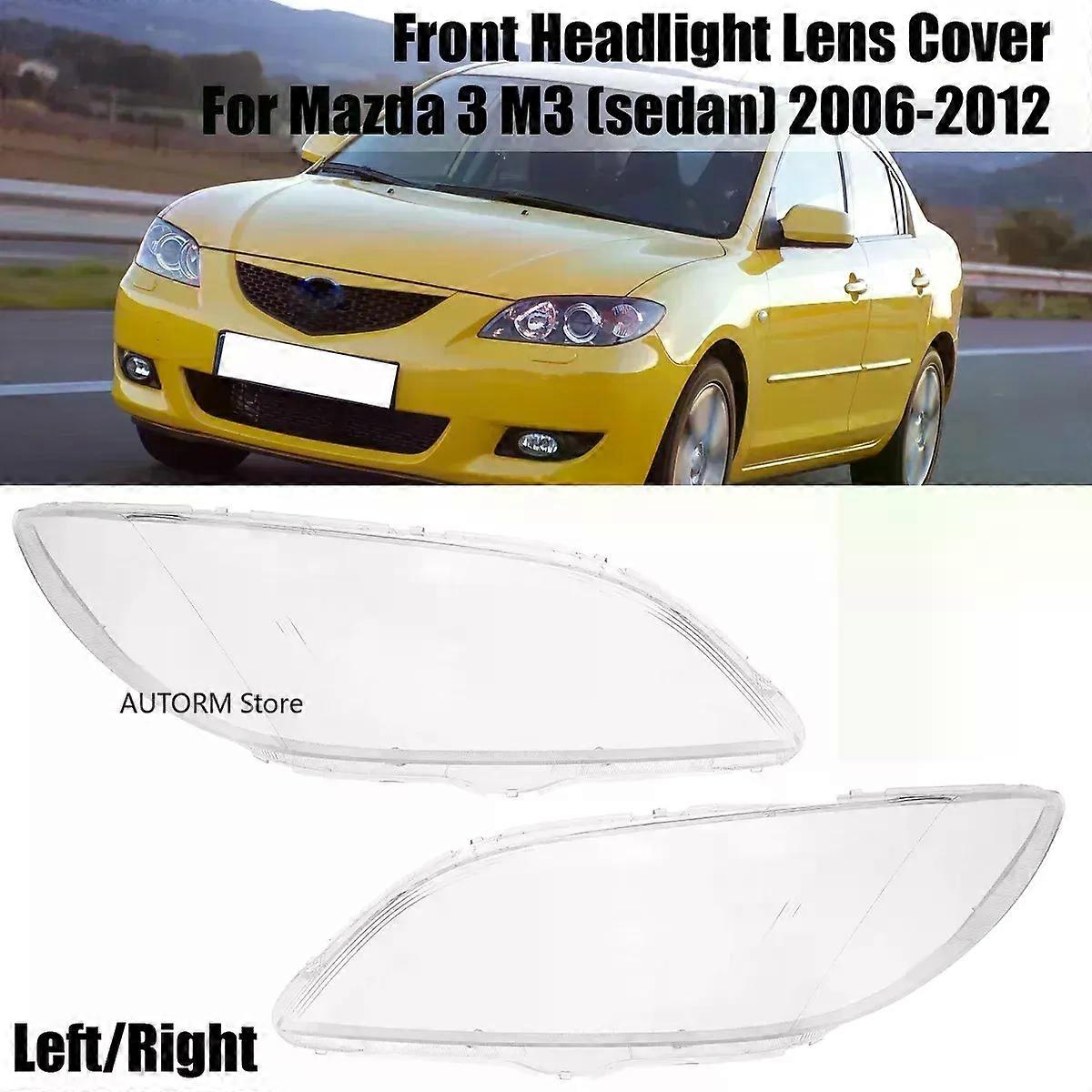 Apply Left/Right Car Front Headlamp Cover Headlight Shell Transparent Lampshade For Mazda 3 Mazda3 Axela BK 2003-2008 Headlamp Shell