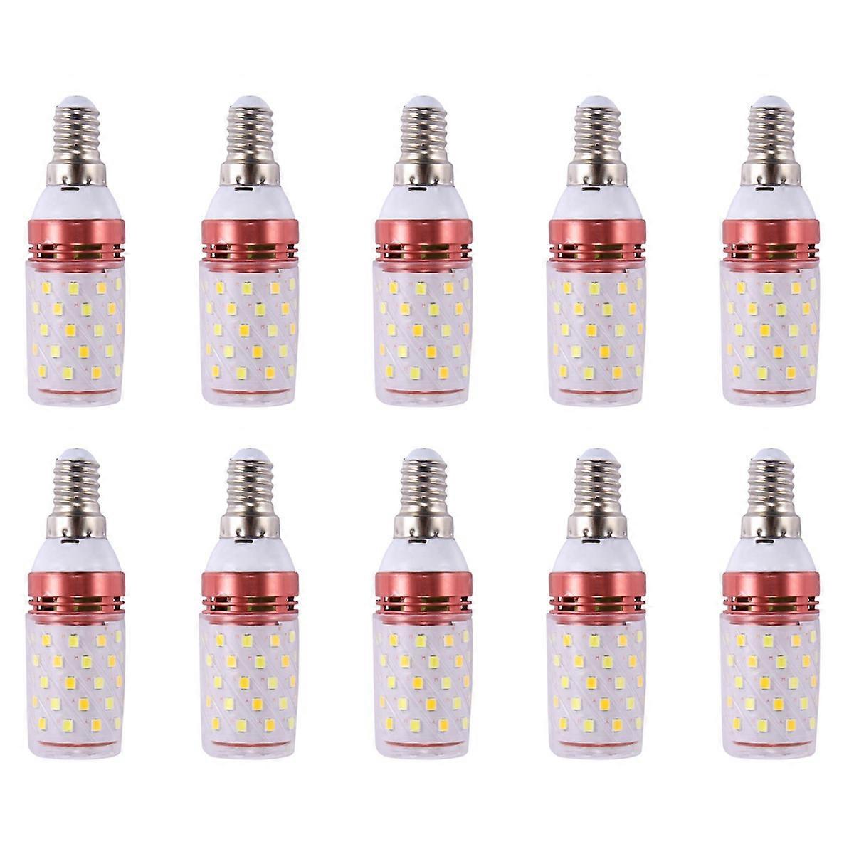 3 Color Temperatures Integrated SMD LED Corn Lamp E14 Warm White 12W