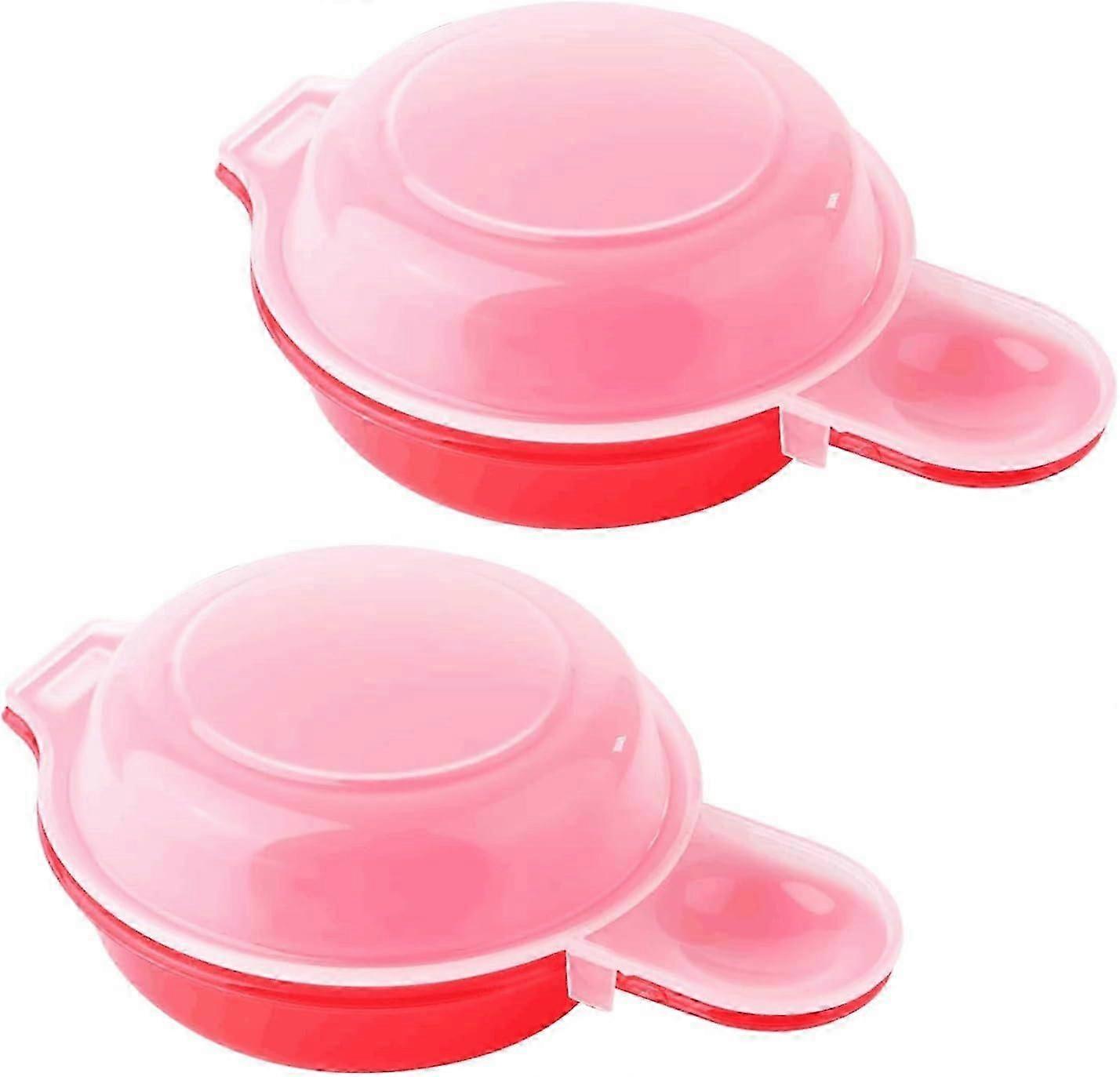 2 pcs - Microwave Egg Cooker, Microwave Egg Maker, 1 Minute Fast Egg Burger Omelette Maker Kitchen Cooking Tools