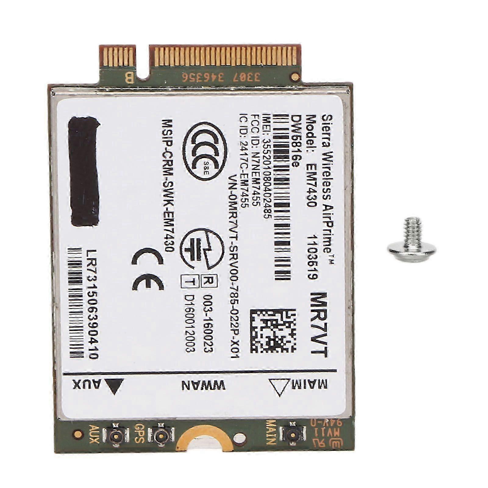 Dell Latitude 7280 4G LTE network card M.2 300Mbps plug and play