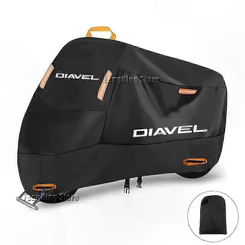 Motorcycle Cover for 2011-2015 Diavel Models - Waterproof, Dustproof, UV Protection, Rainproof Protector