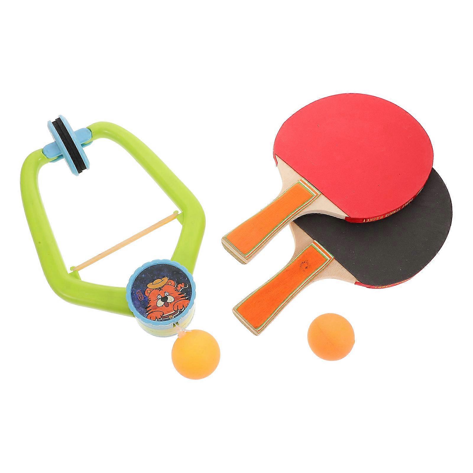 Portable Table Tennis Trainer Set for Kids Hanging Device 5Sets