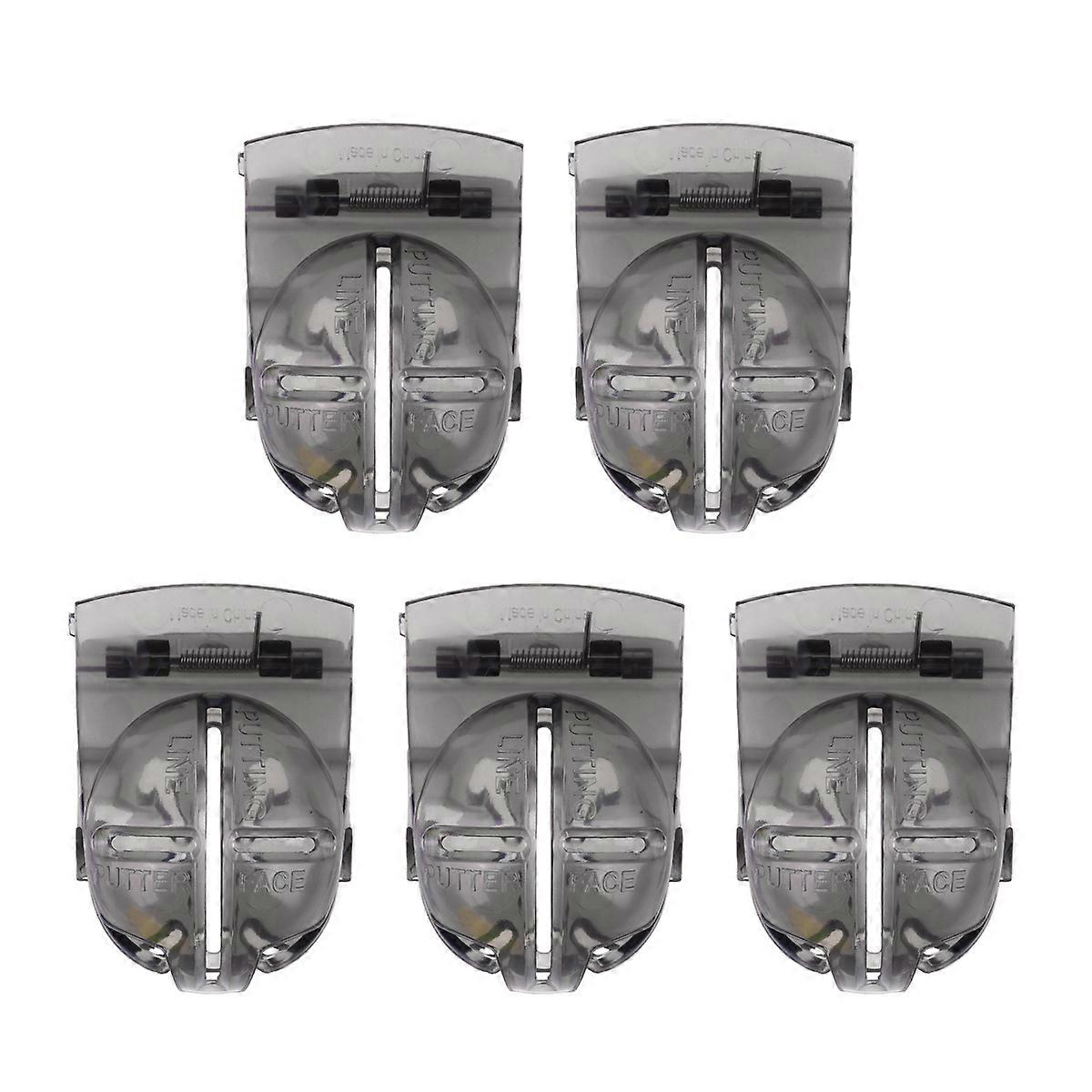 Golf Ball Liner Professional Marker Tool for Drawing with 5Pcs Black Set