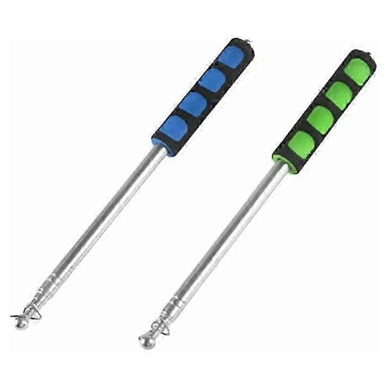 Non-Slip Dirt-Resistant Double Groove Design Telescopic Handheld Flagpole, Multifunctional Use Portable Flag Pole Reinforced with 9 Sections, 26s