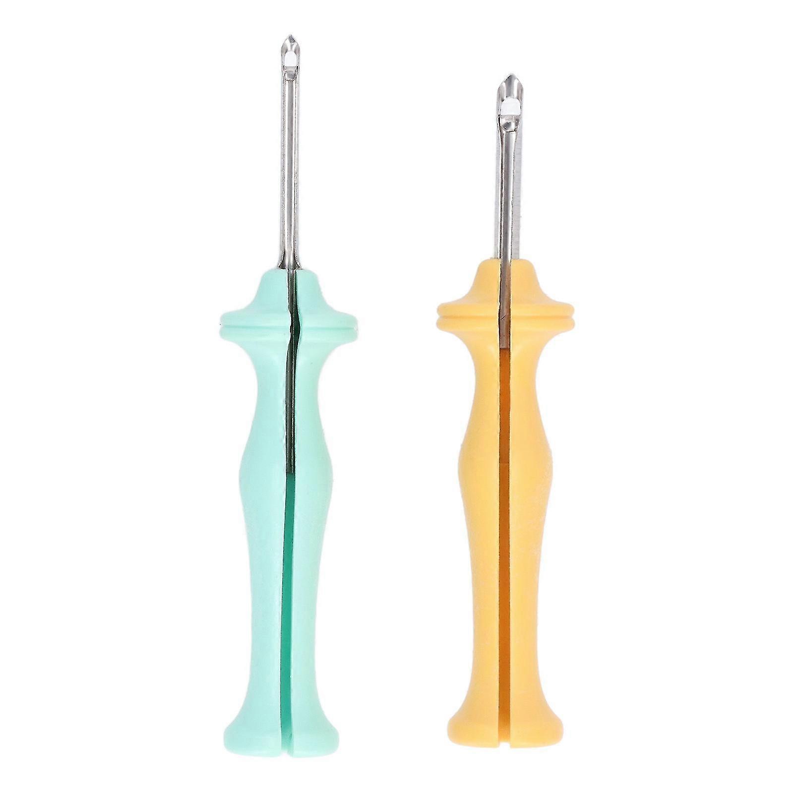 5mm and 3.5mm Embroidery Needles for Crafts, Comfortable Handle for DIY 25-26