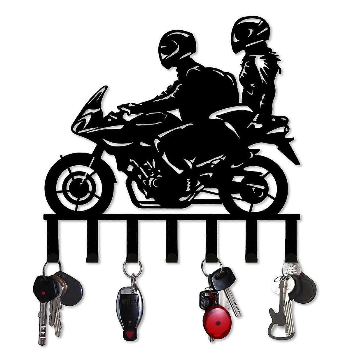 1PC Couple and Motorcycle Metal Hook Storage Hanger Holder for Keys Towels Clothes Hats