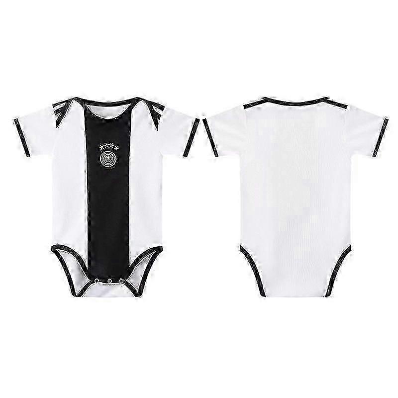 2022-2023 독특한 유아 아기 축구 저지 반팔 점프 수트 6-18 개월