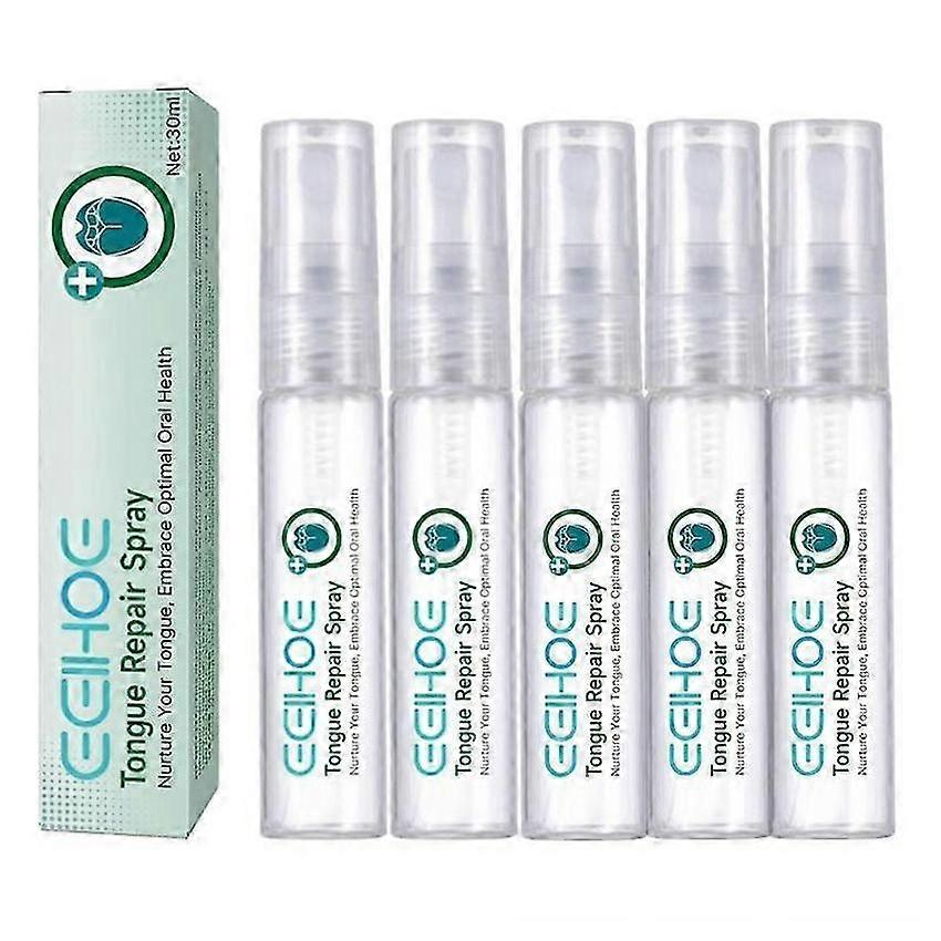 舌のひび割れ緩和スプレー 5ml 乾燥によるひび割れや腫れを緩和し、細菌を除去し、口臭を防ぎます