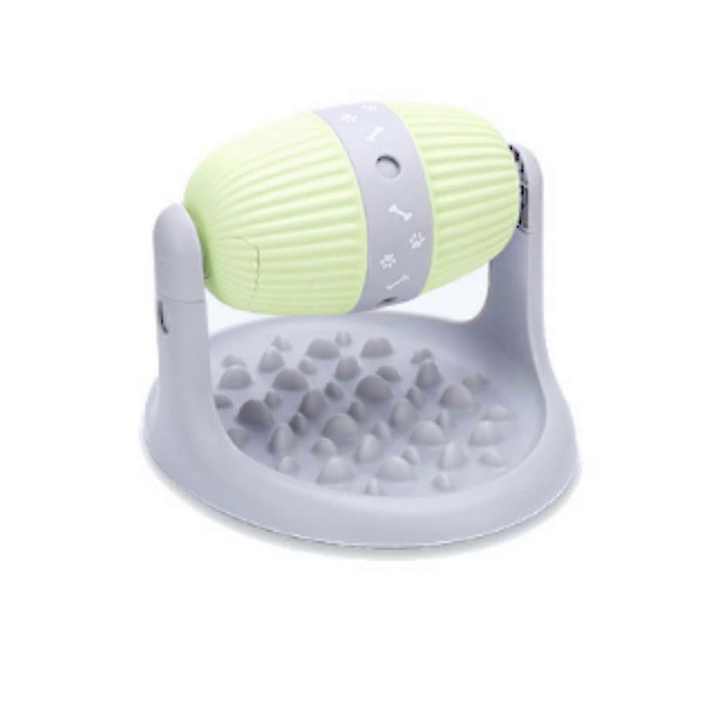 Pet Slow Feeder Puzzle Toy with Non-Slip Mat & Press Button Support, Dog & Cat Food Toy for Leakage Prevention Made of ABS