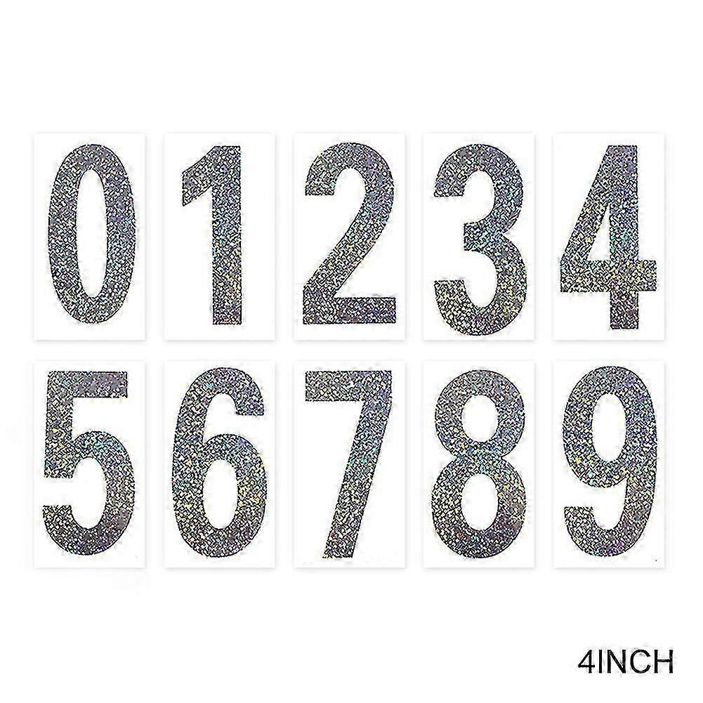 Waterproof Number Sticker Elegant Style Self Adhesive Number Decals Sticker for Outside Decor 2025