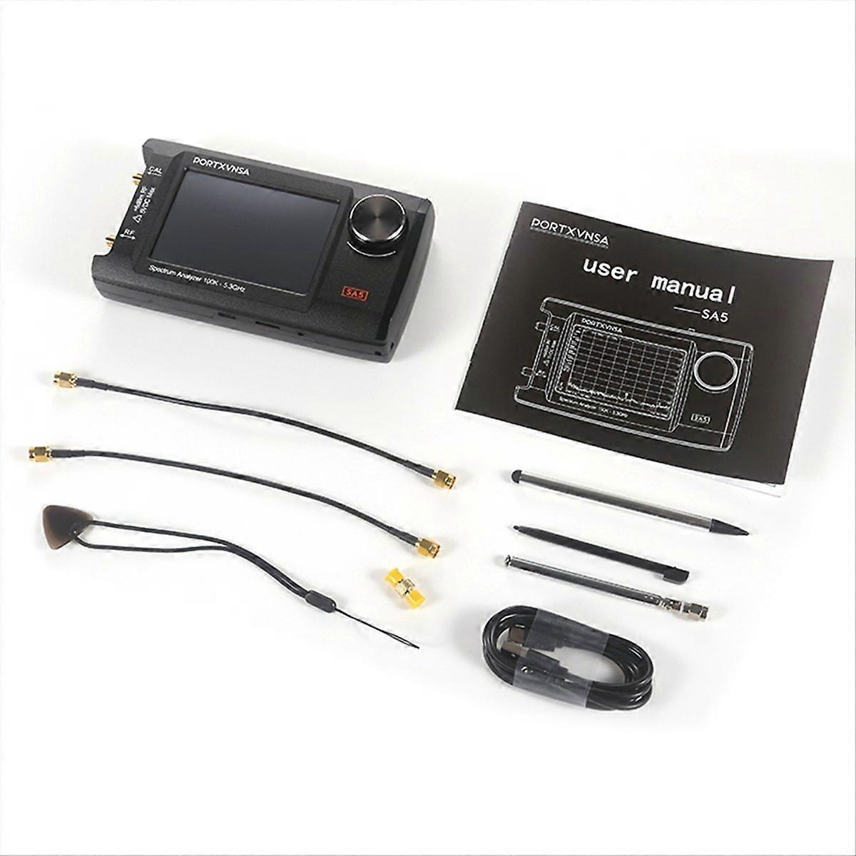 Handheld Spectrum Analyzer 2-in-1 Signal Generator 100k-5.3GHz