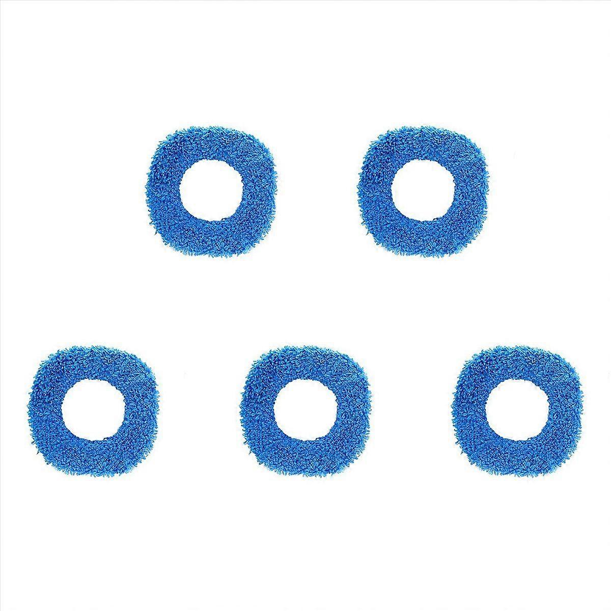 Disposable Mop,Washable Replacement Microfiber Pads,Blue