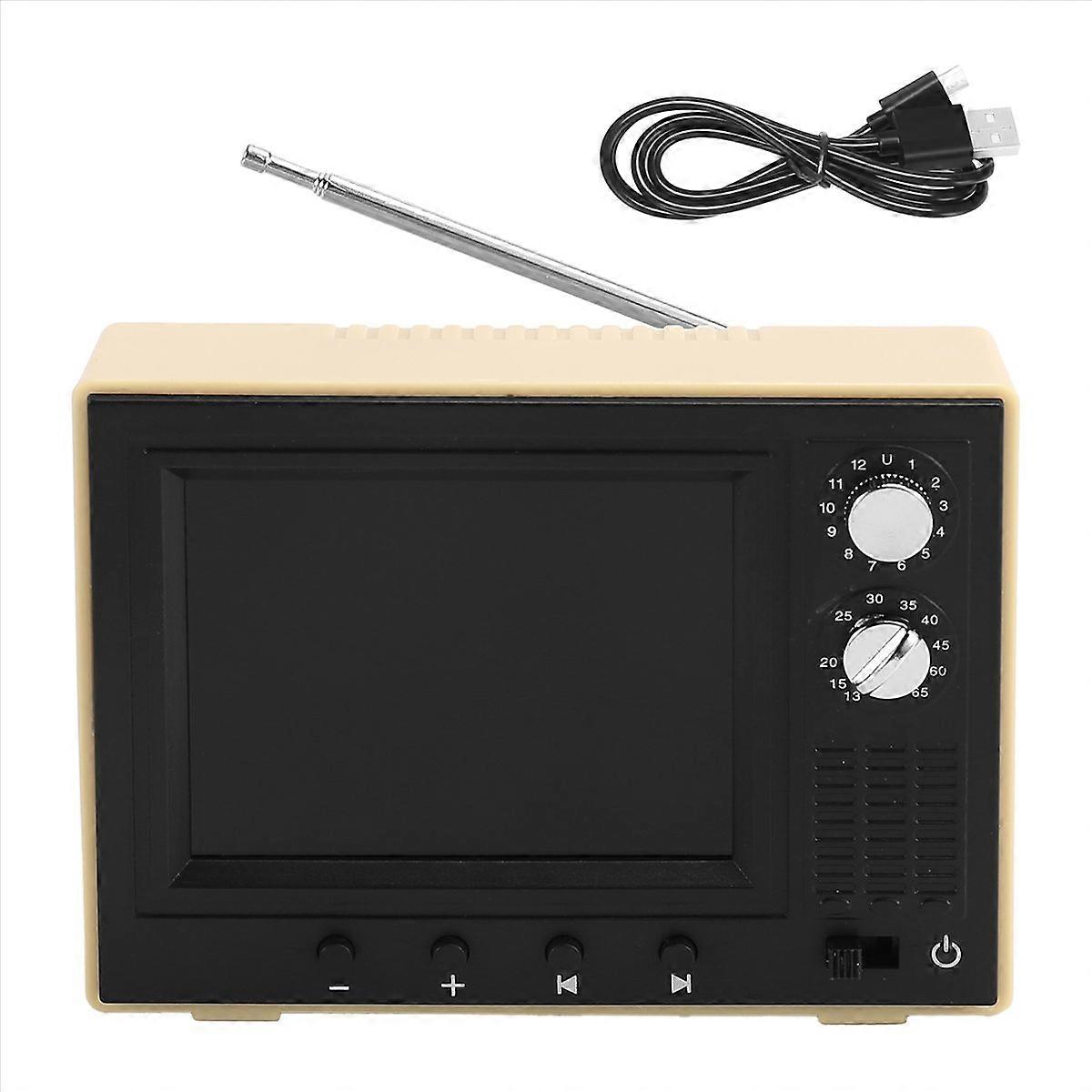 1:12 Miniature TV Playable Video Mini Television Model