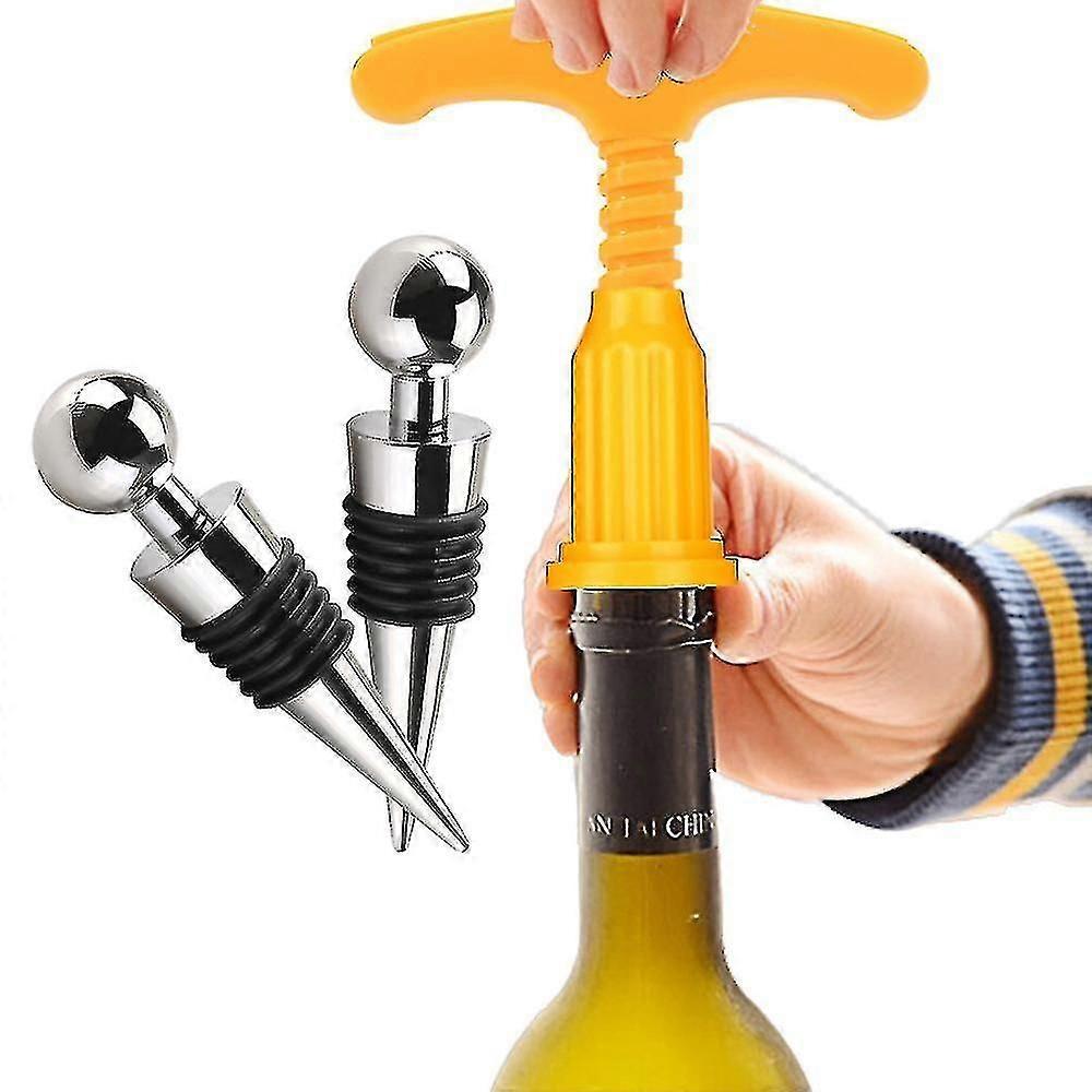 User-friendly Manual Bottle Openers And 2 Wine Stopper Best Corkscrew