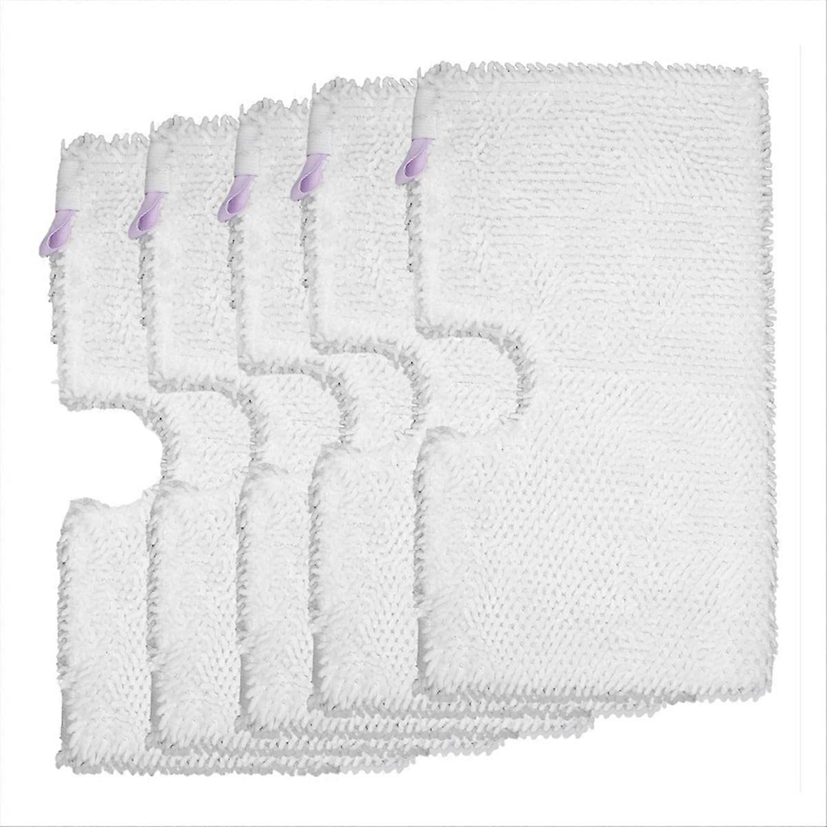 5 Pack Steam Pocket Mop Pads Compatible for Rectangle 