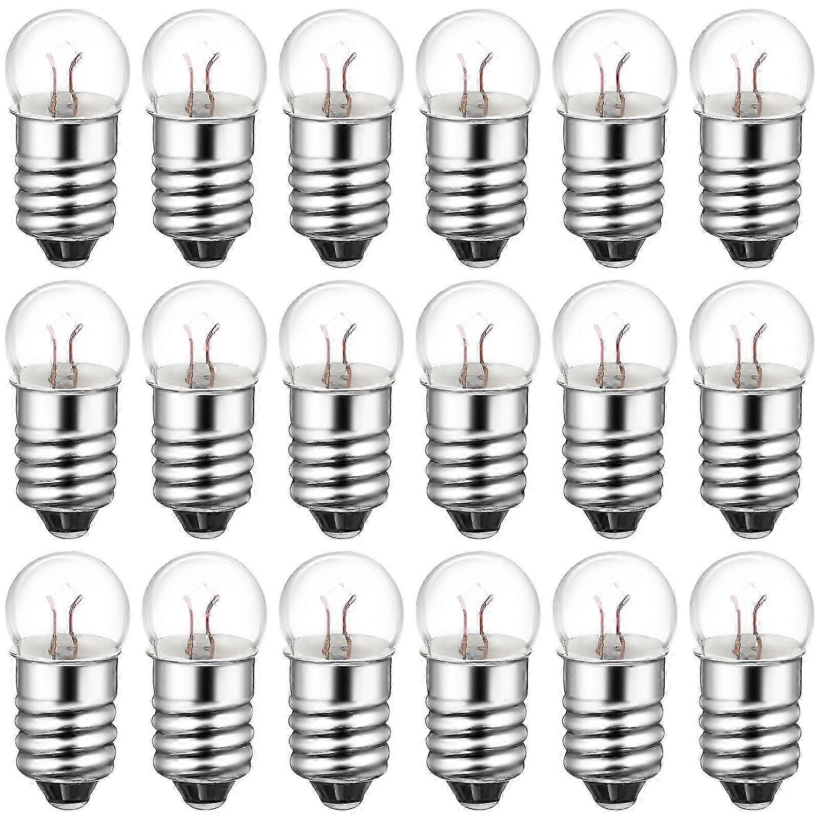 50pcs Small Light Bulbs Electrical Experiment Bulb Flashlight Light Bulb 1.5V 25-26s