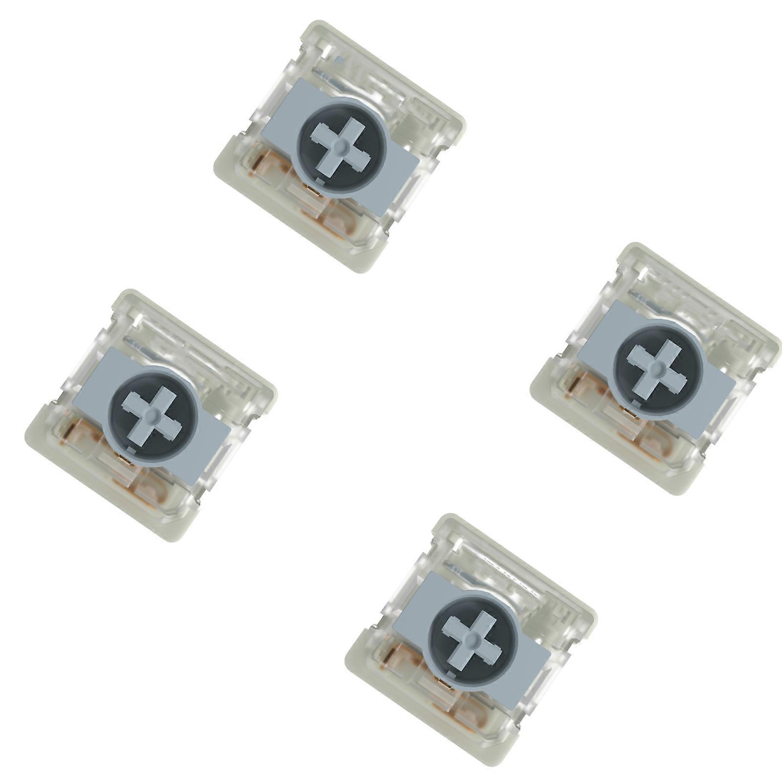 4pcs Low Profile Switches Reduced Operating Noise 50Million Keystroke Rating For GK61 GK87 Mechanical Keyboards Multicolor