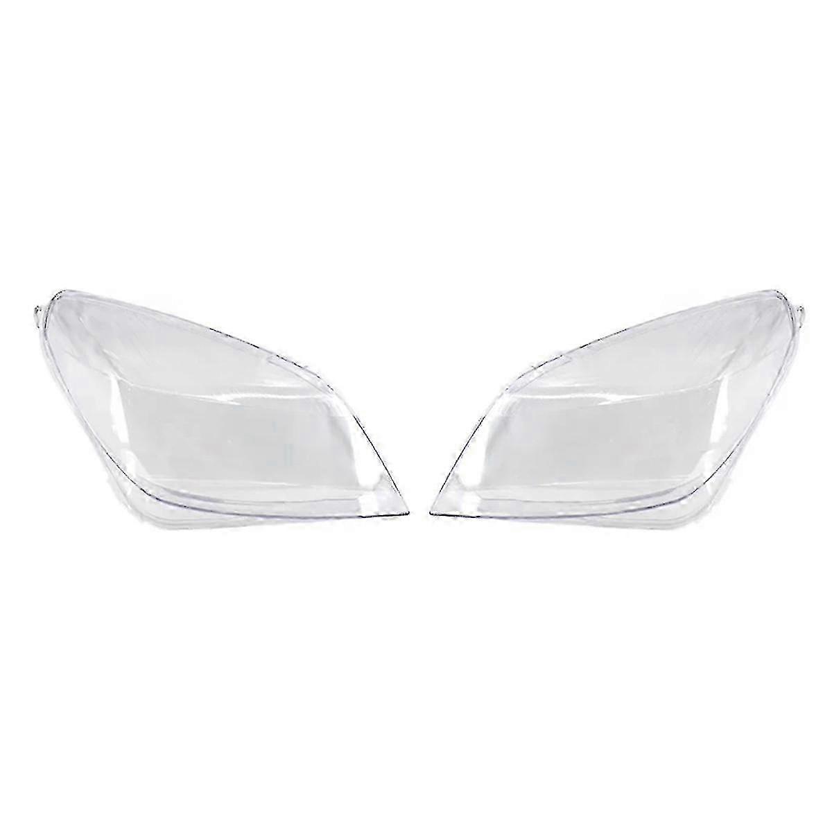 Opel Astra H Front Light Shell Lens Cover 2004-2009 Compatible Pair