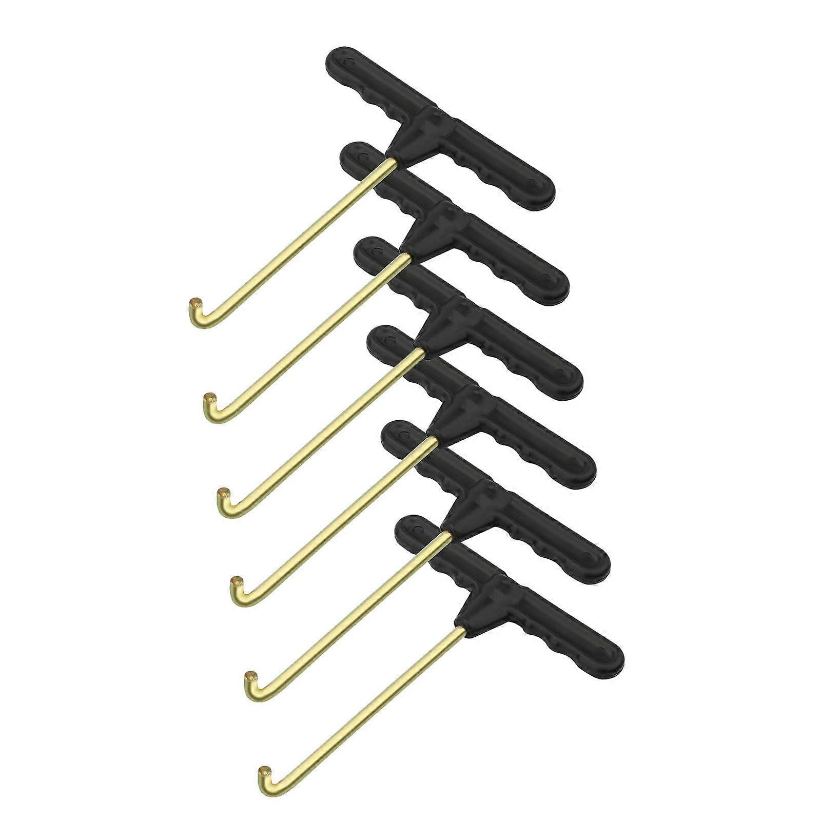 6pcs Heavy Type Trampolines Spring Hook Stainless Steel Spring Pullers Tool Universal Fit For Secure Quick Assembly