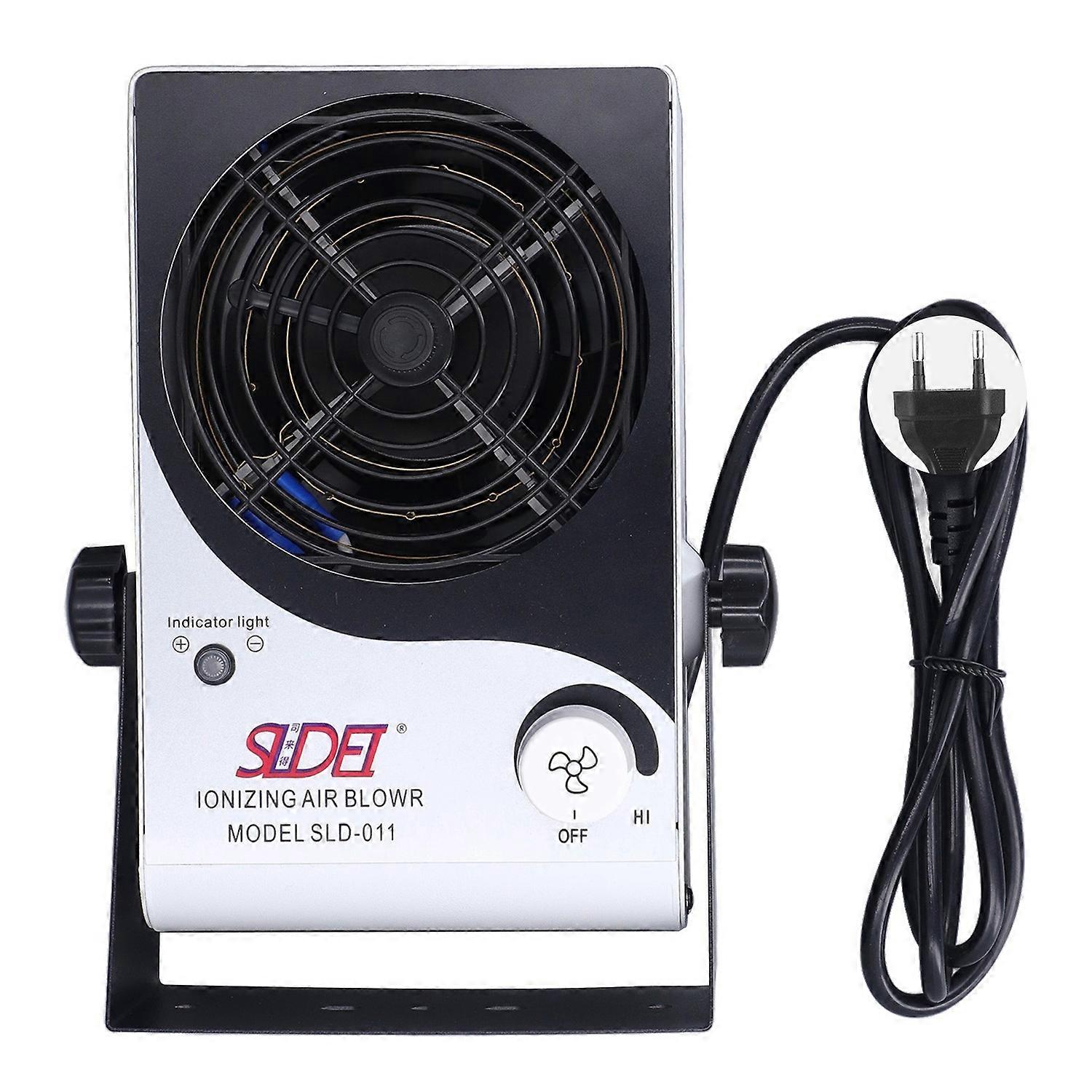 Desktop Ionizing Air Blower Static Elimination Dust Removal ESD Ionizer Fan for Production Lines EU 
