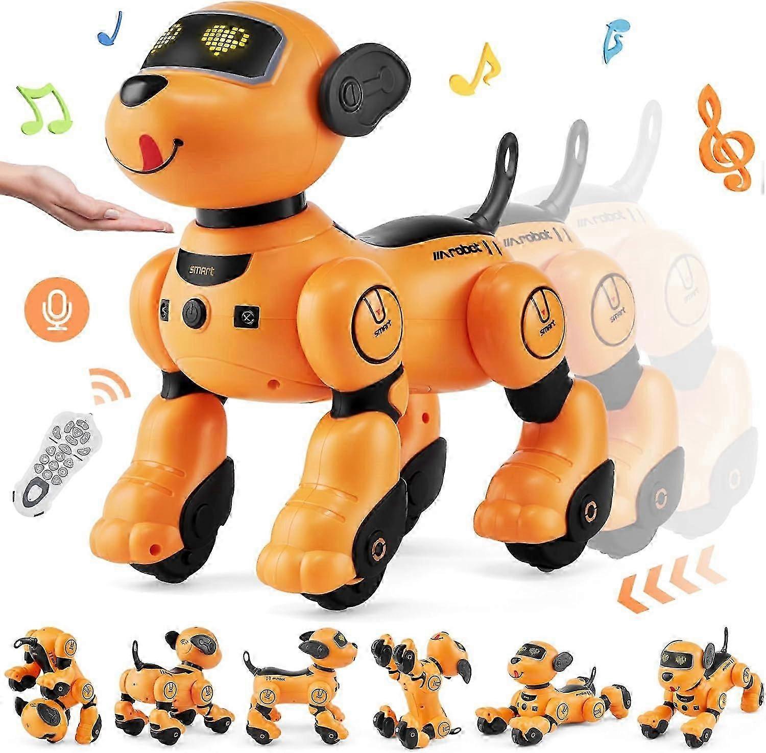 Rc Robot Toys For Kids, 2.4ghz Gesture Sensing Programmable Remote Control Smart Robot With Voice Control, Interactive Singing Dancing Robot For Age 6