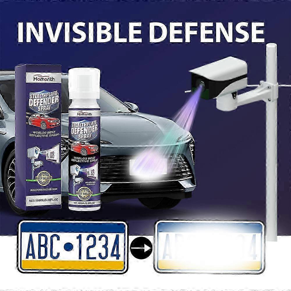 Invisible Defender Spray Fordonsklarlack Långvarig Effektiv Invisible Defender Licensspray 100ml