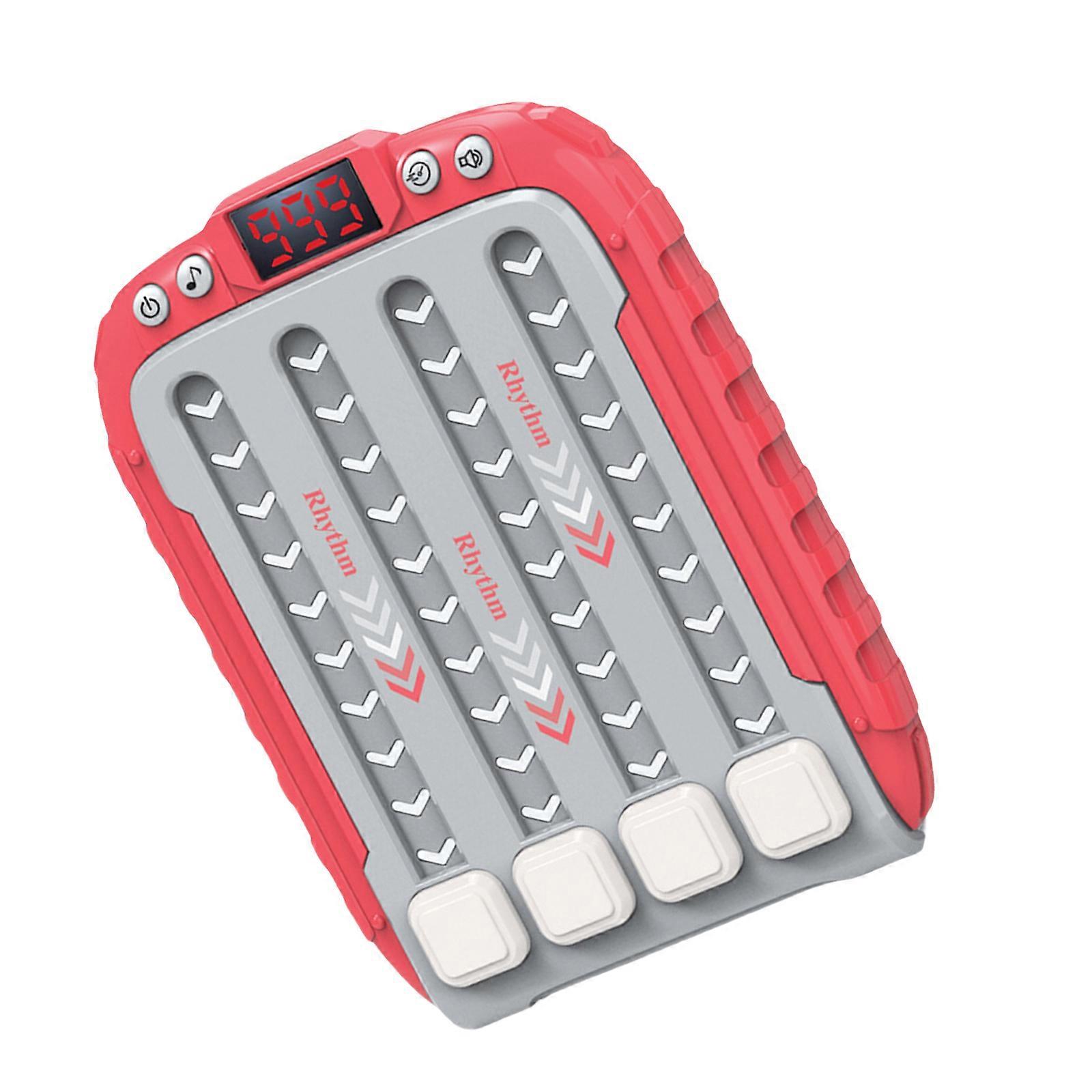 Action Packed Rhythm Game For Youngsters, Enjoyable Learning Experience With Melodic Play, Engaging Music & Bright Color   red