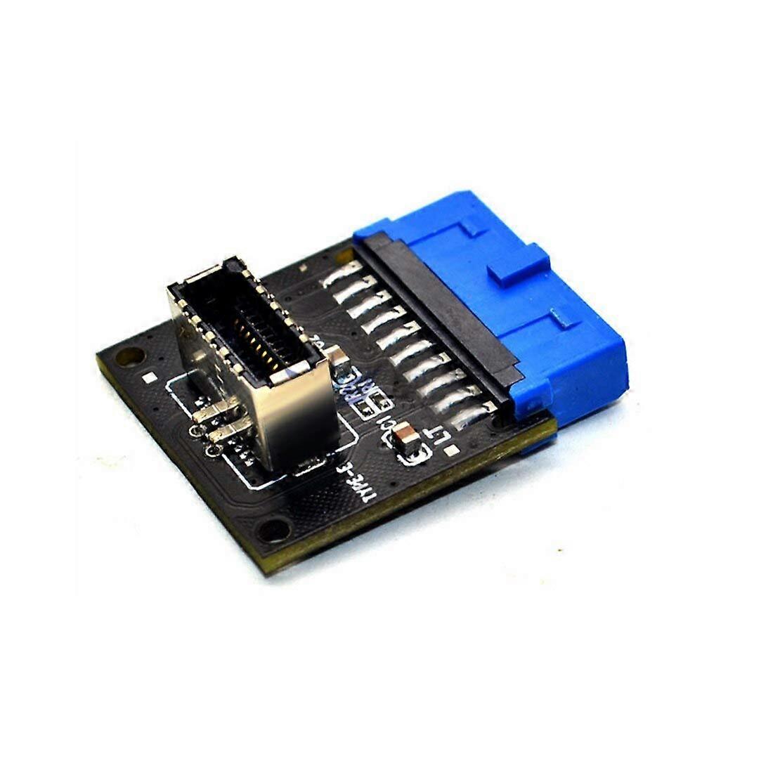 USB 3.1 Front Panel to USB 3.0 20Pin Header Cable Adapter for Motherboard TYPE‑E Connector (1 Pcs)